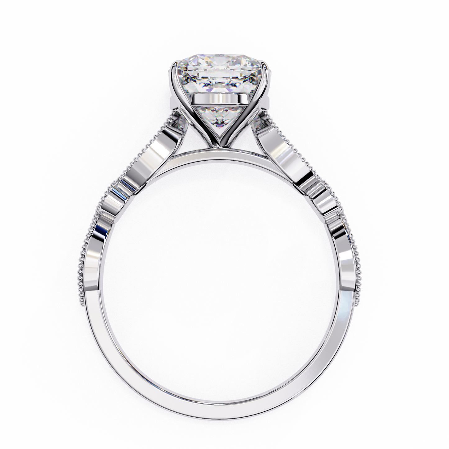 elowen lab grown diamond heritage ring