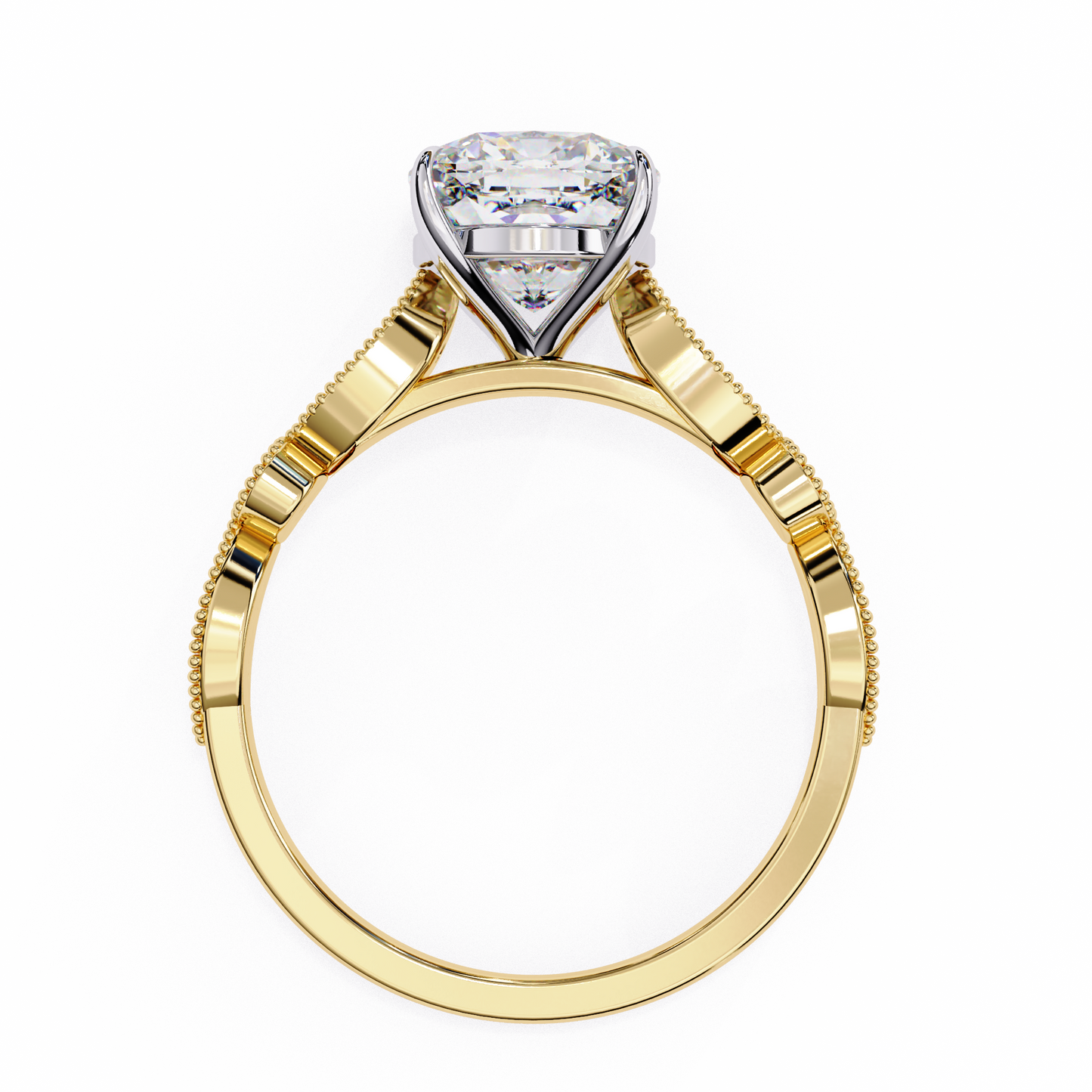 elowen lab grown diamond heritage ring