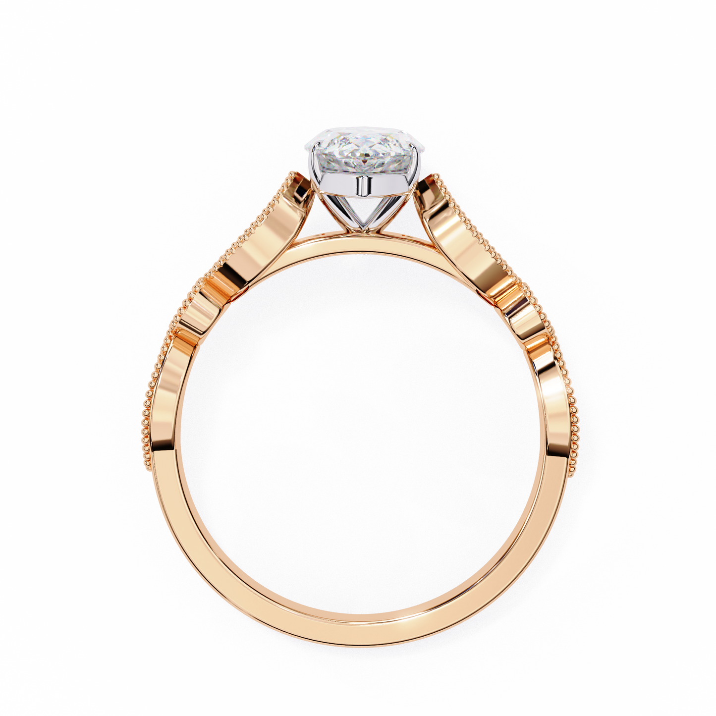 lucienne lab grown diamond marquise vintage ring