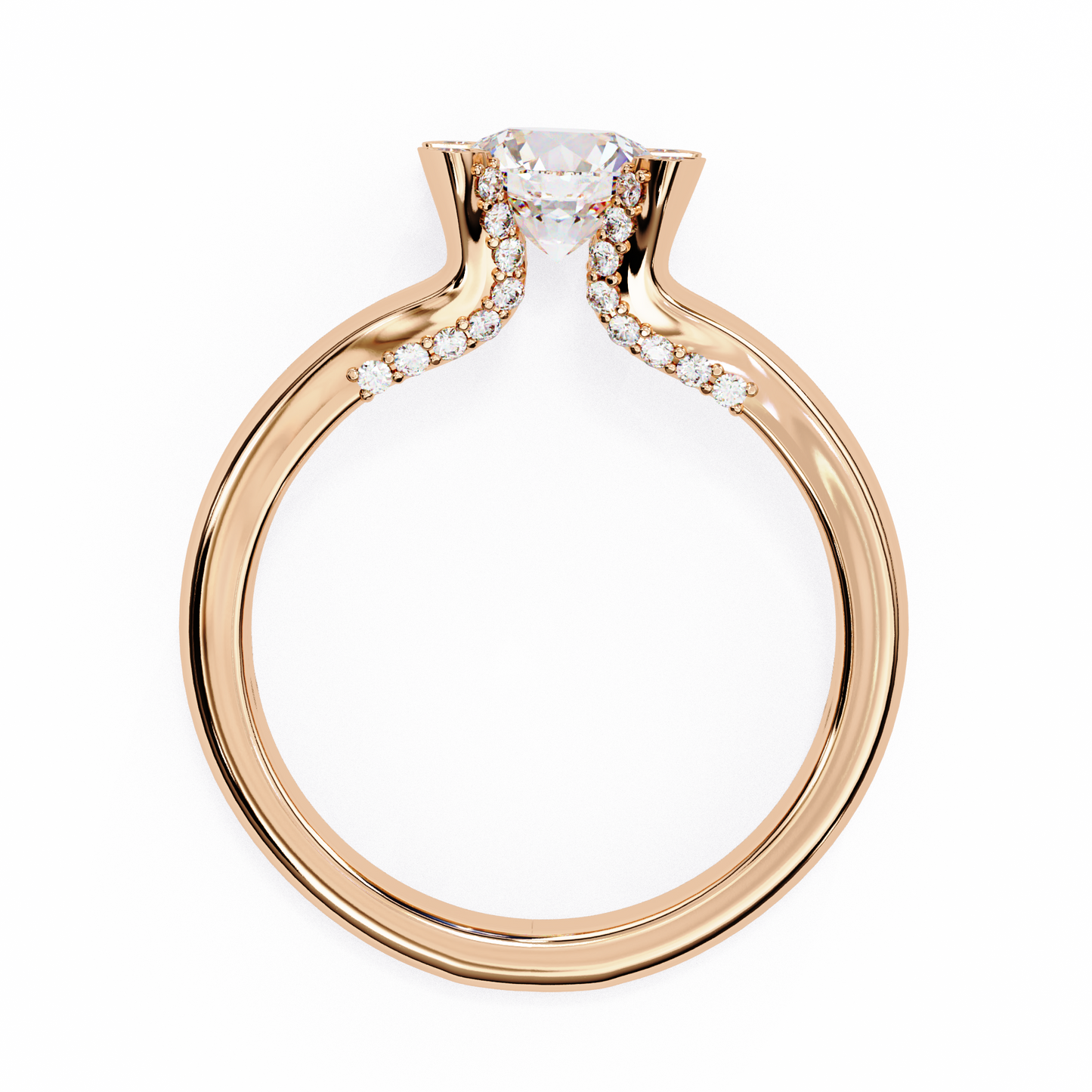aurelia lab grown diamond fleur royale ring