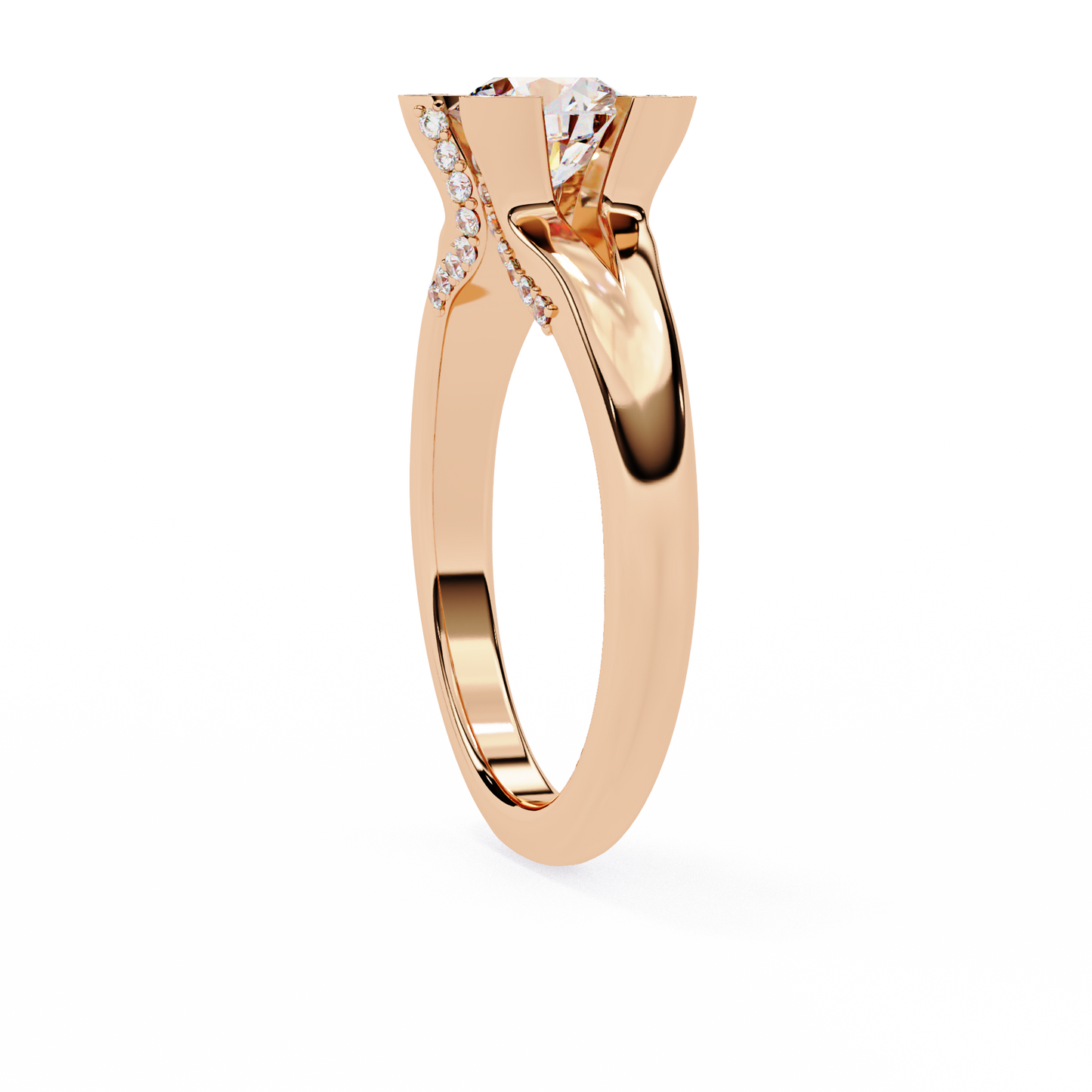 aurelia lab grown diamond fleur royale ring