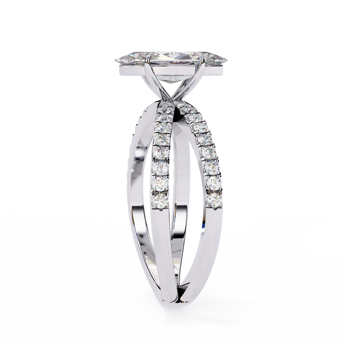 marquise lab grown diamond ring