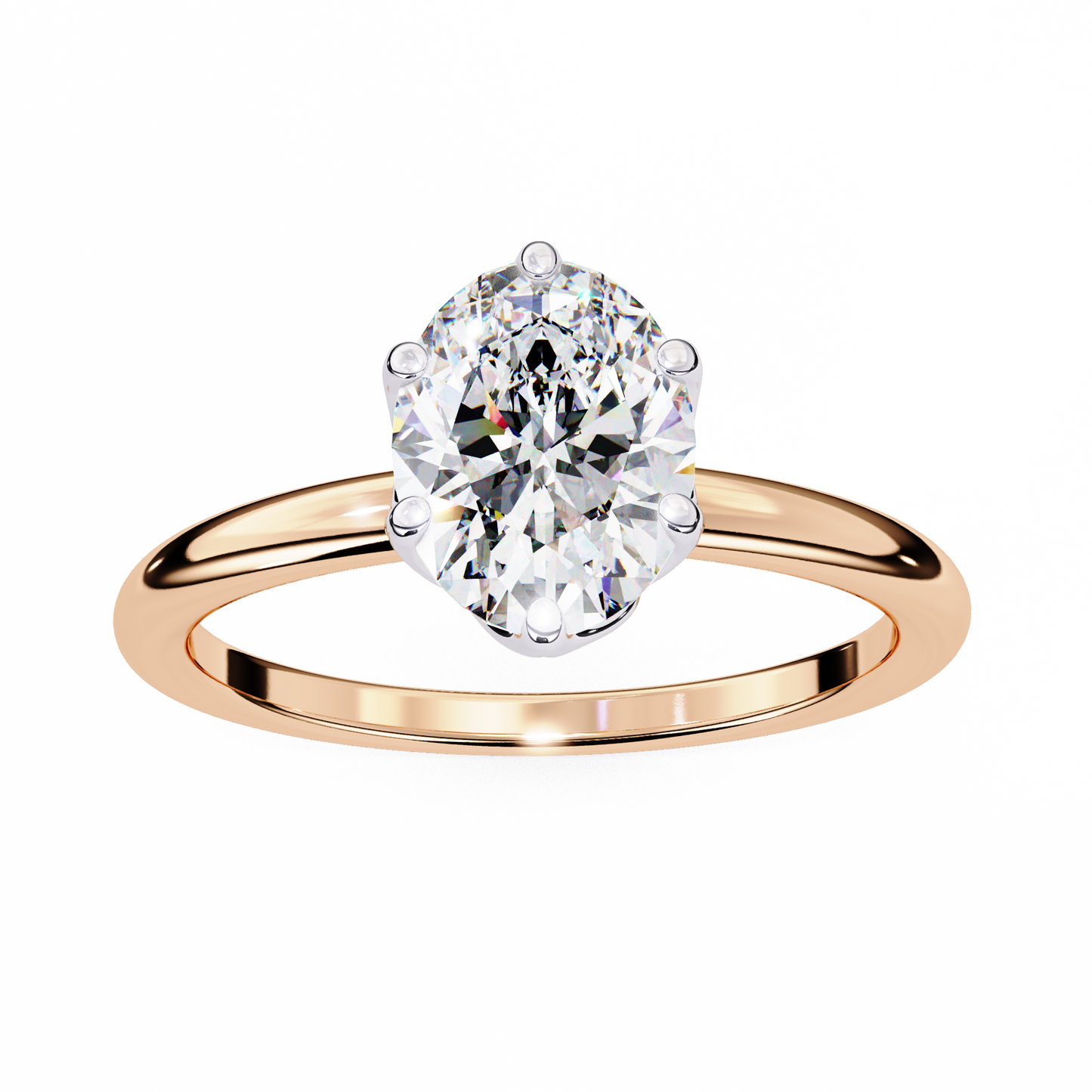 fleurina lab grown diamond tulip solitaire