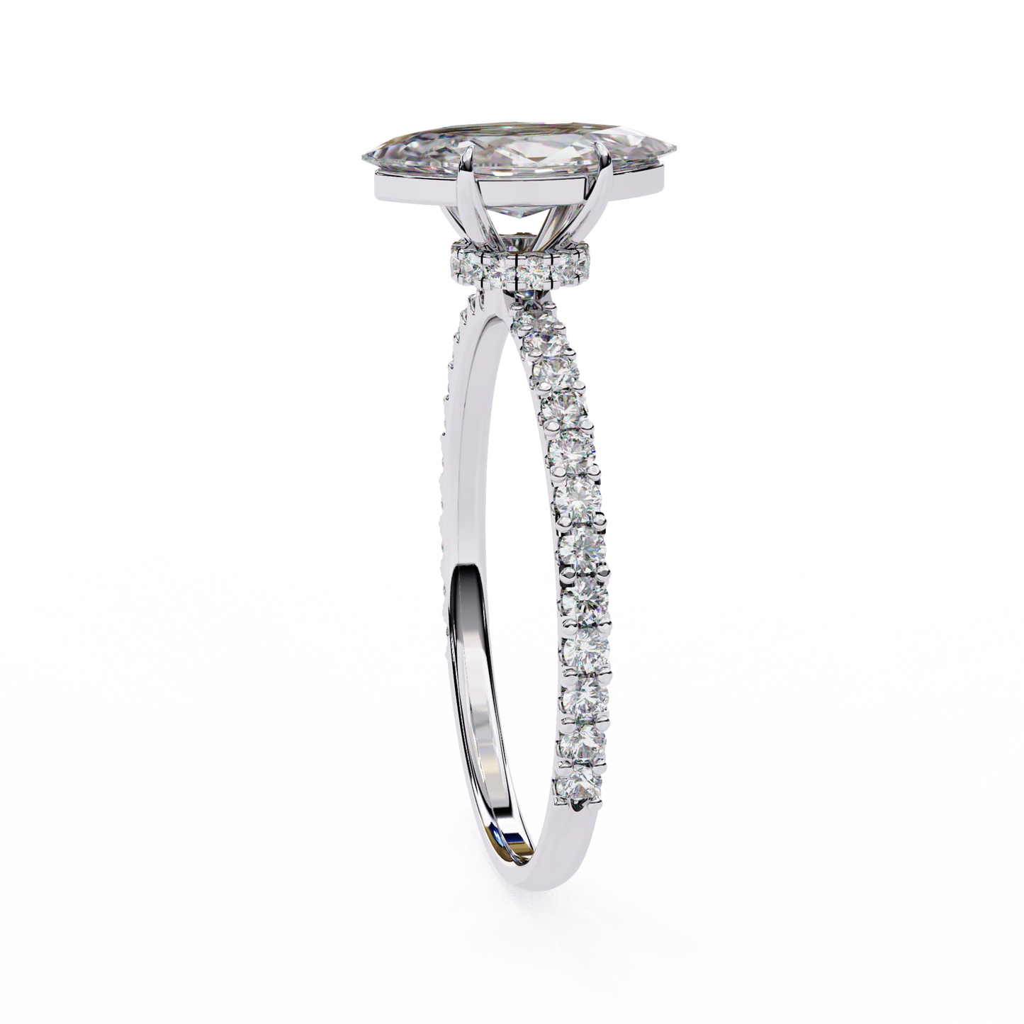 marquise lab grown diamond ring