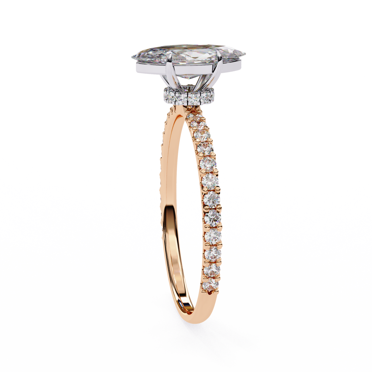 marquise lab grown diamond ring