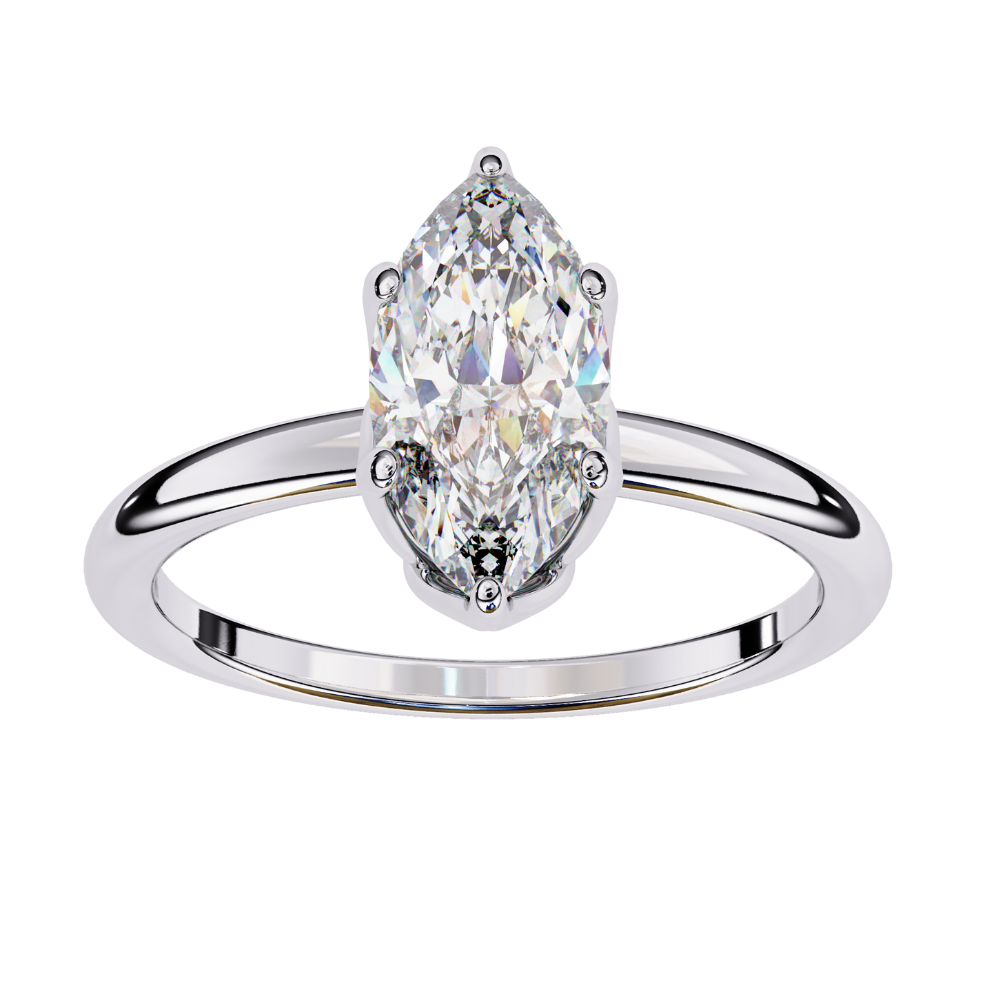 lustre legacy marquise lab grown diamond ring