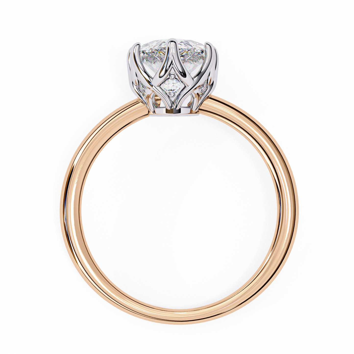 lustre legacy marquise lab grown diamond ring