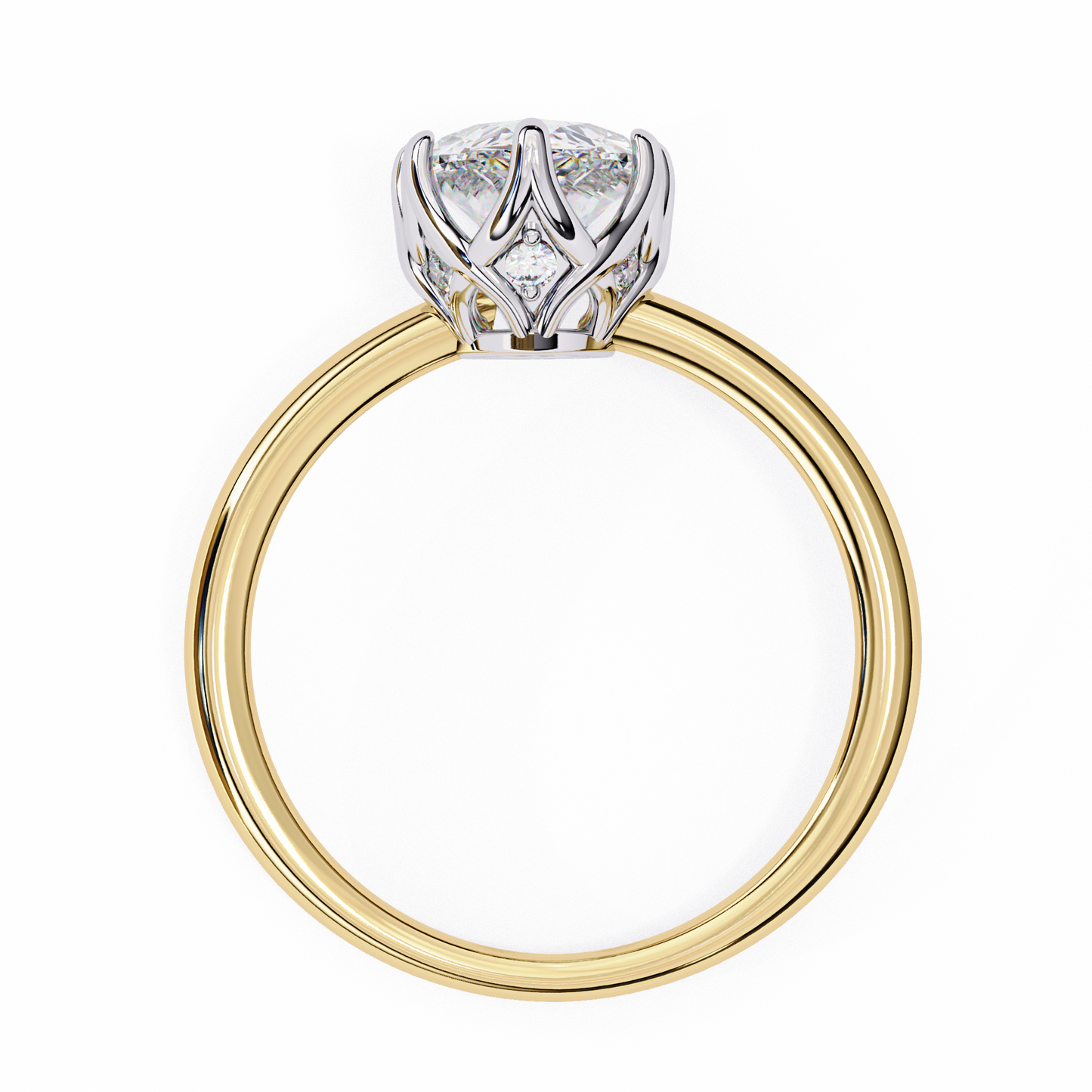 lustre legacy marquise lab grown diamond ring