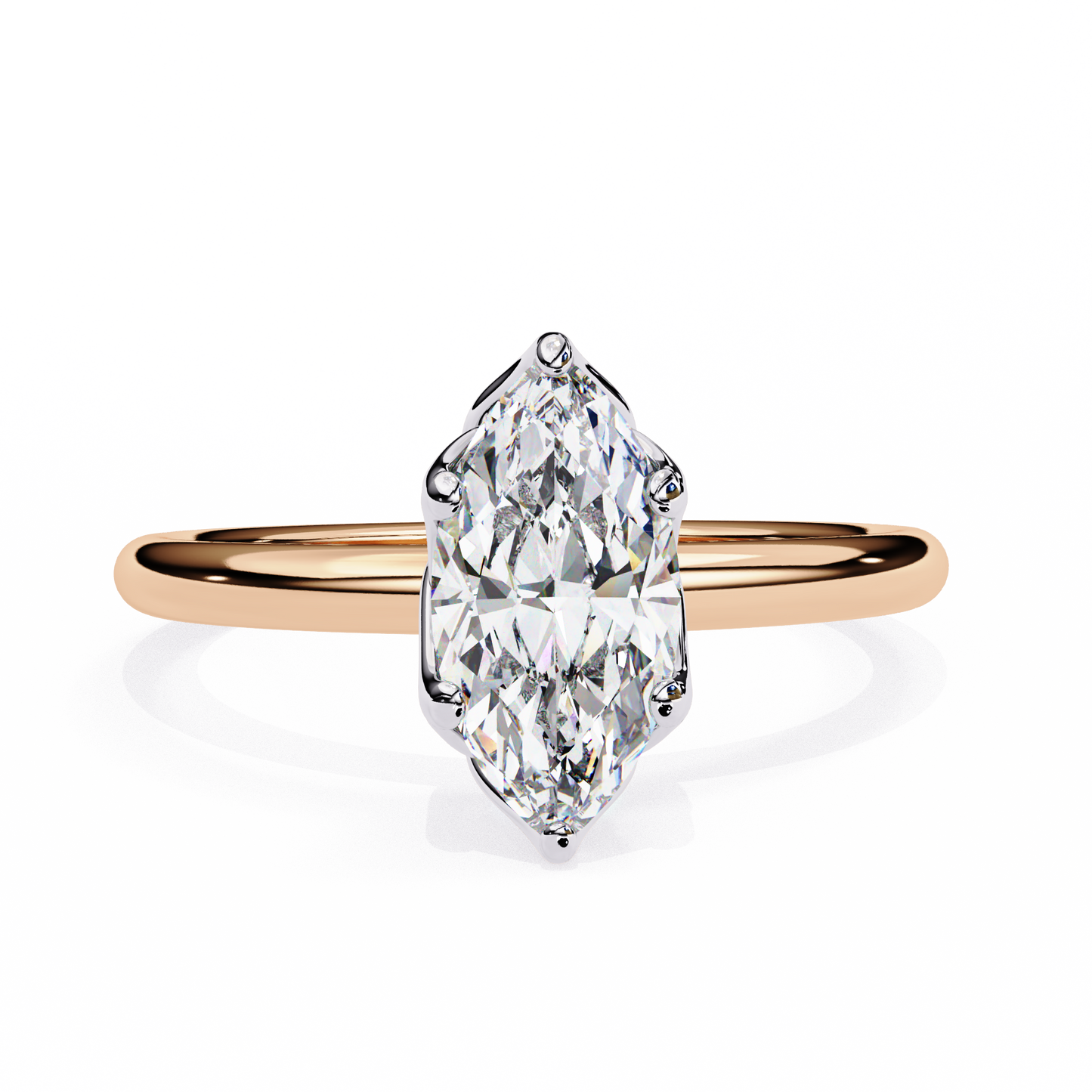 lustre legacy marquise lab grown diamond ring