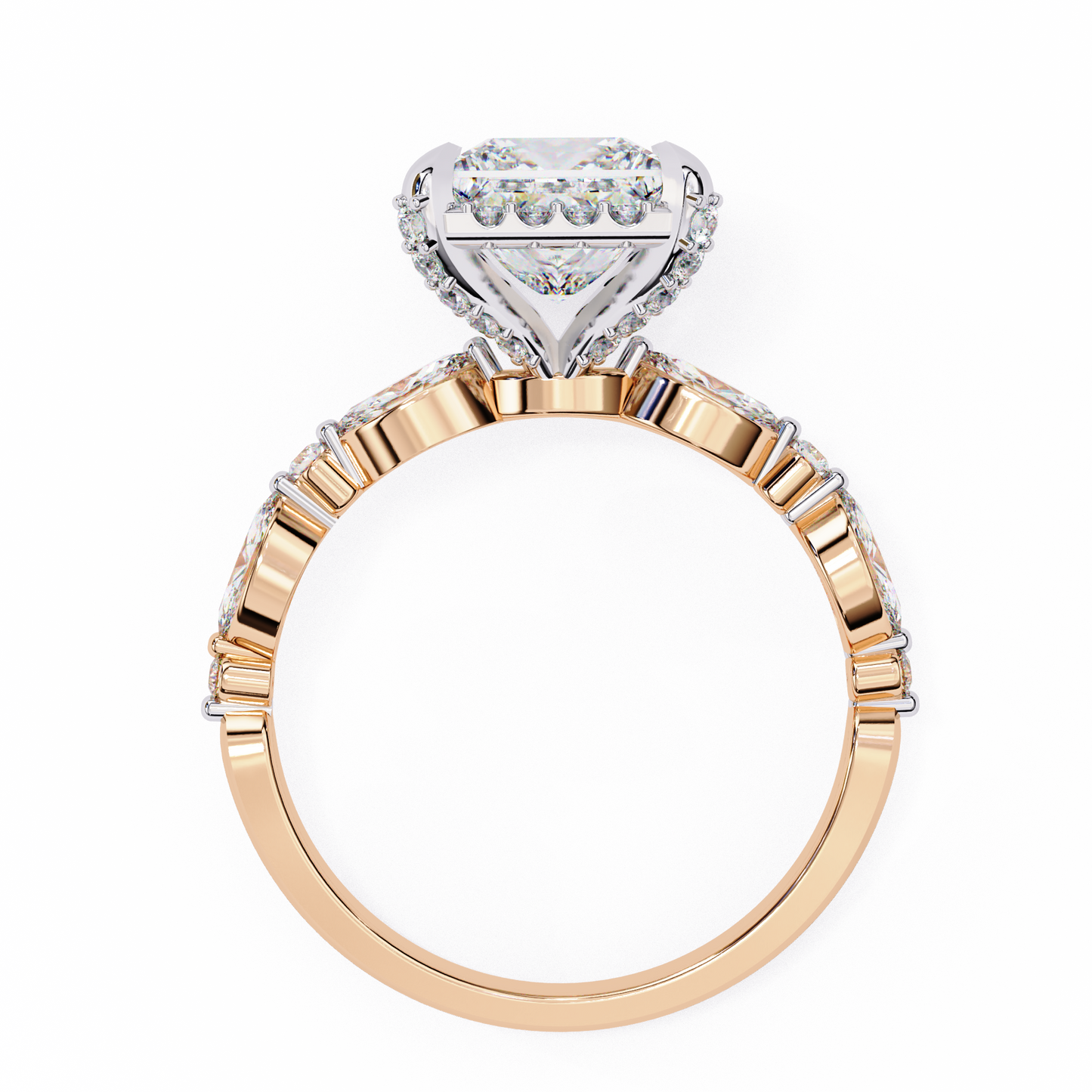 imperial spark lab grown diamond ring