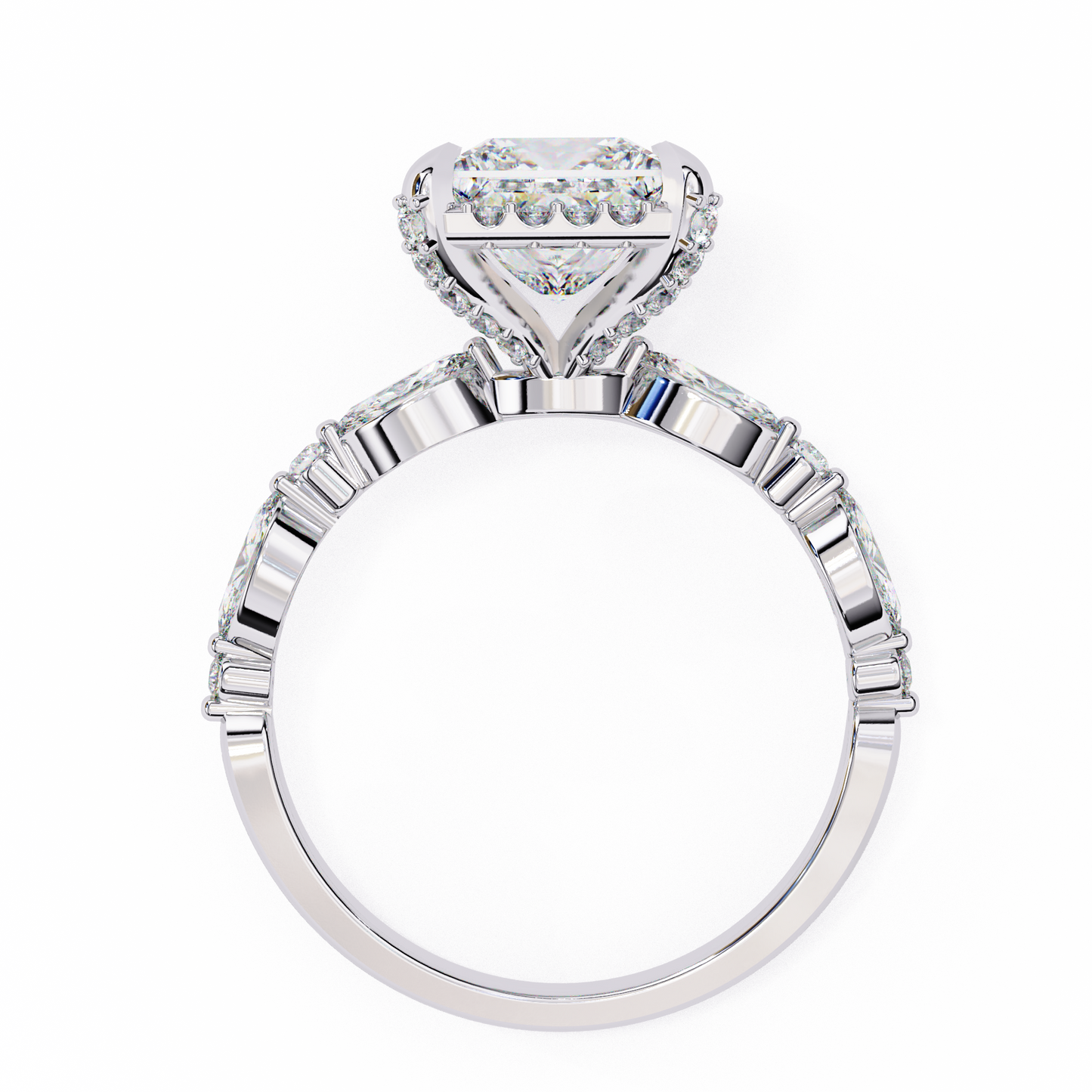 imperial spark lab grown diamond ring
