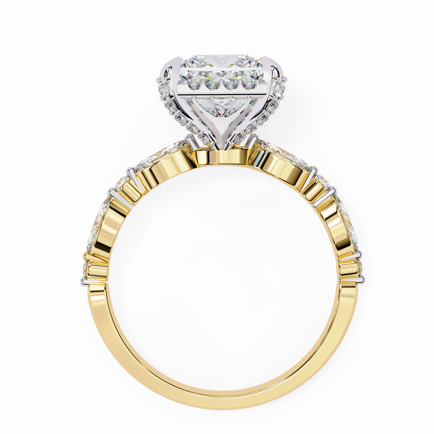 imperial spark lab grown diamond ring