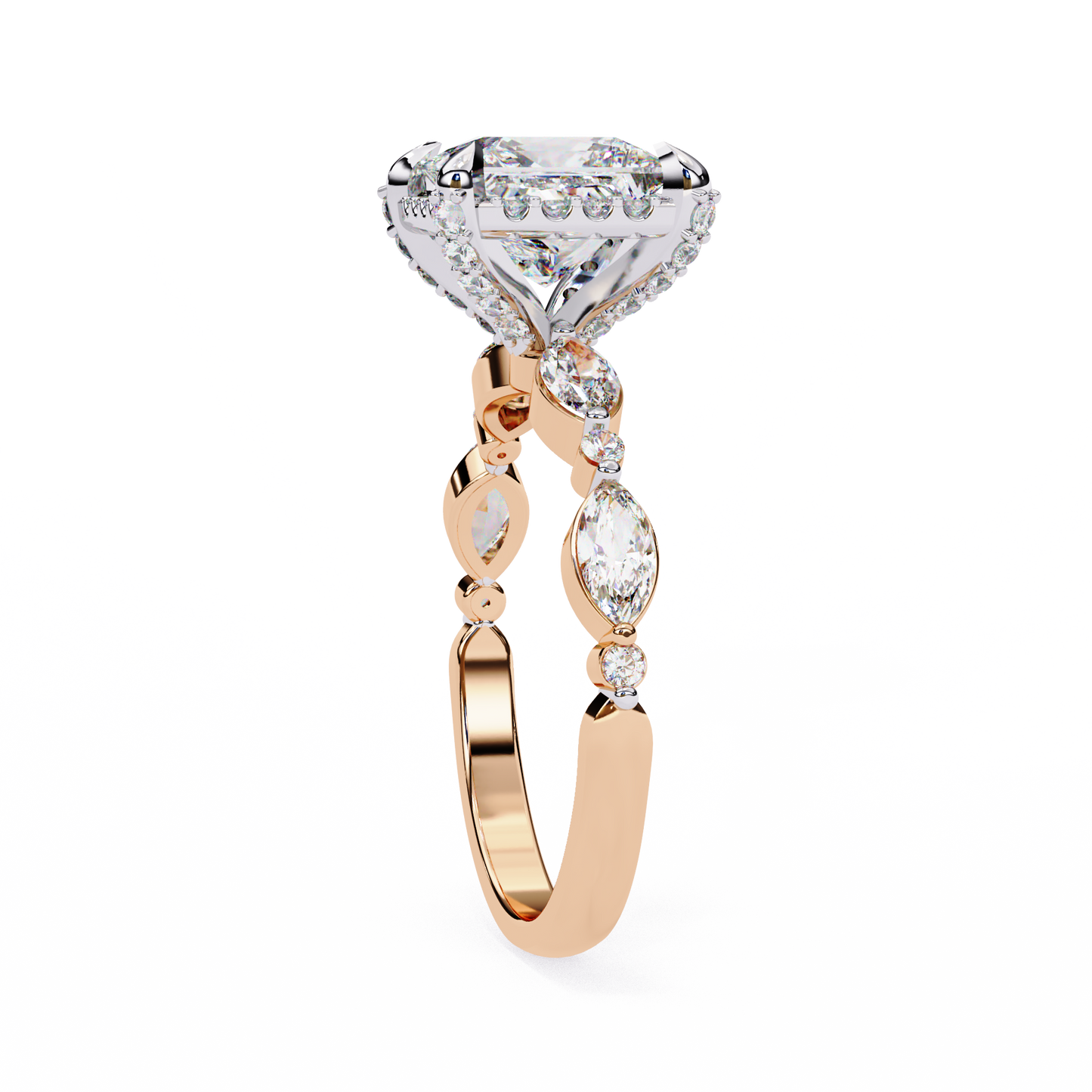 imperial spark lab grown diamond ring