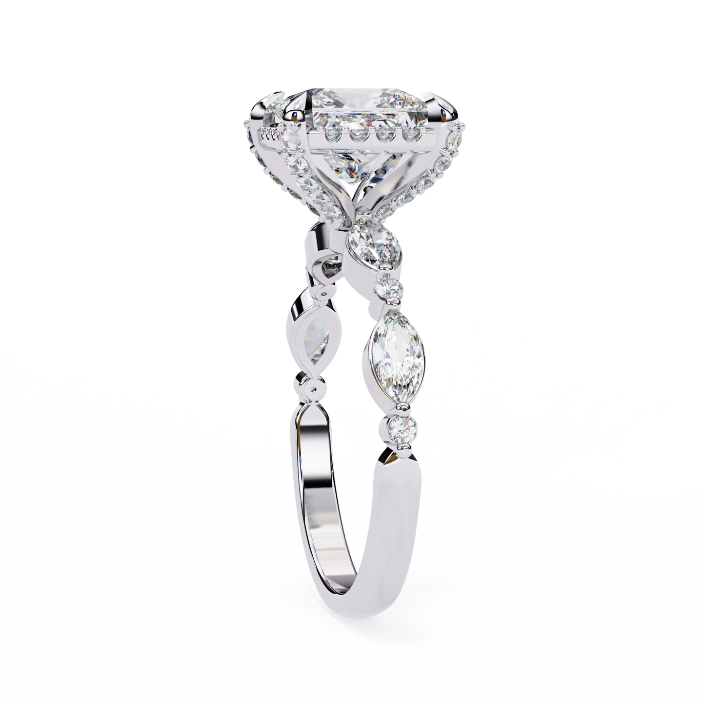 imperial spark lab grown diamond ring