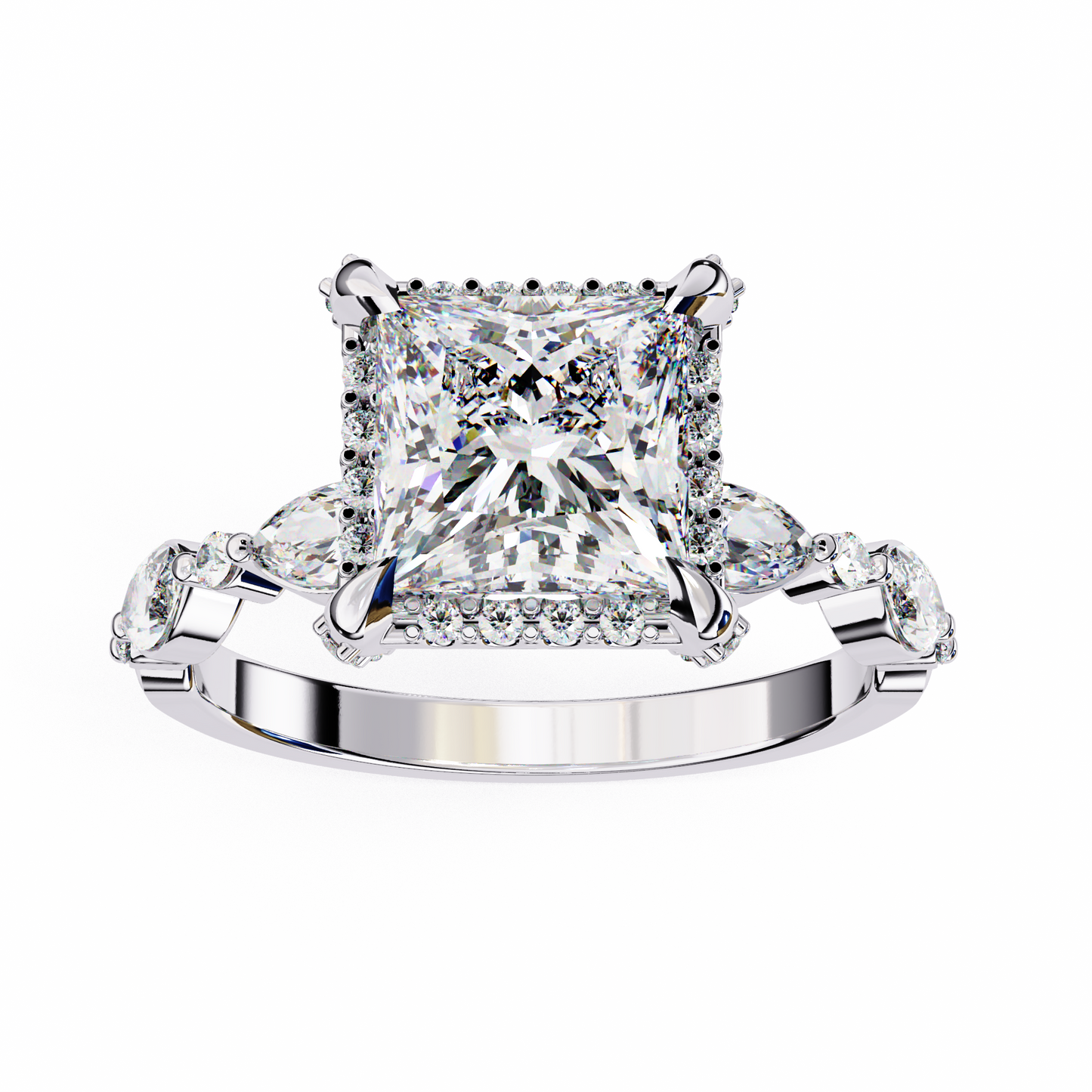 imperial spark lab grown diamond ring