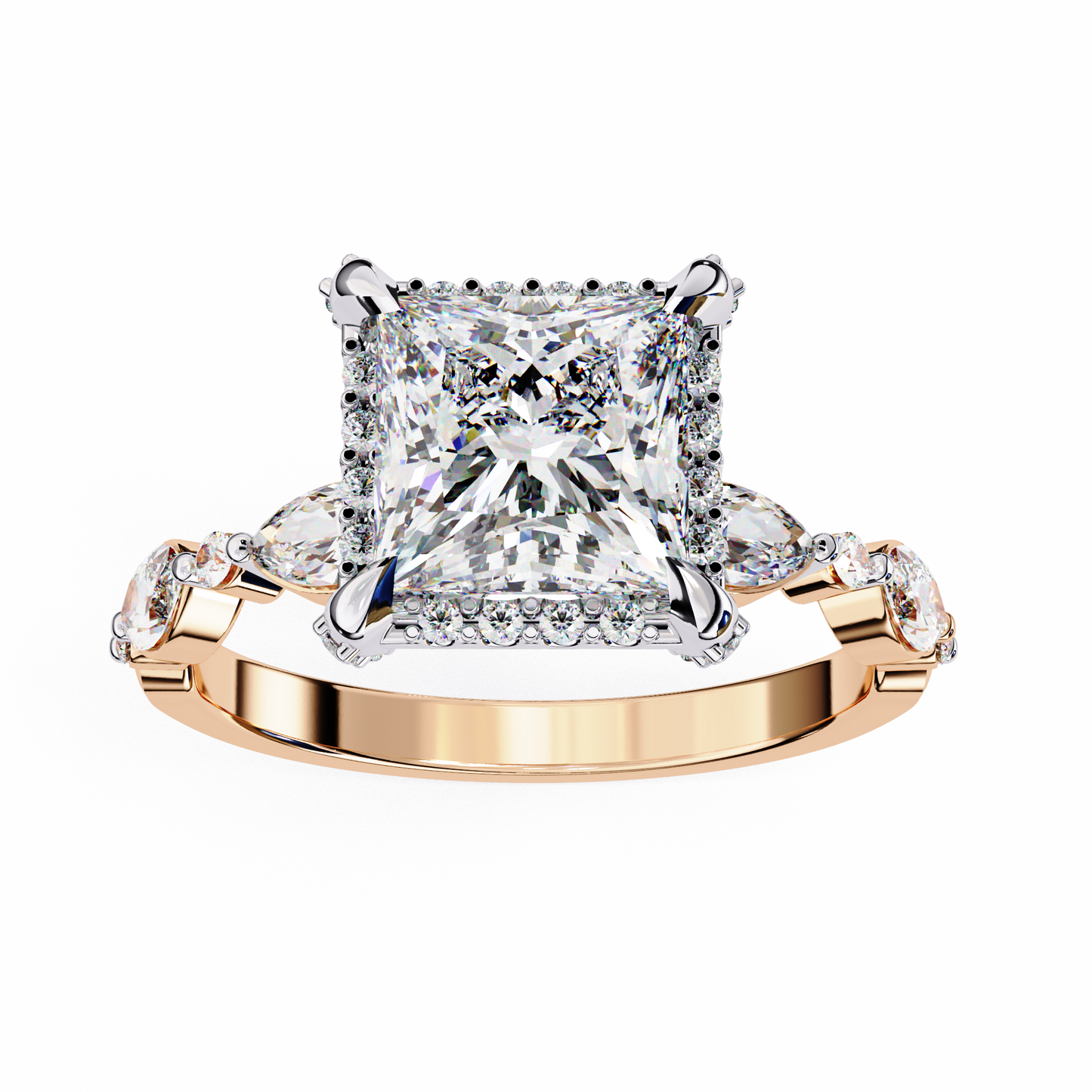imperial spark lab grown diamond ring