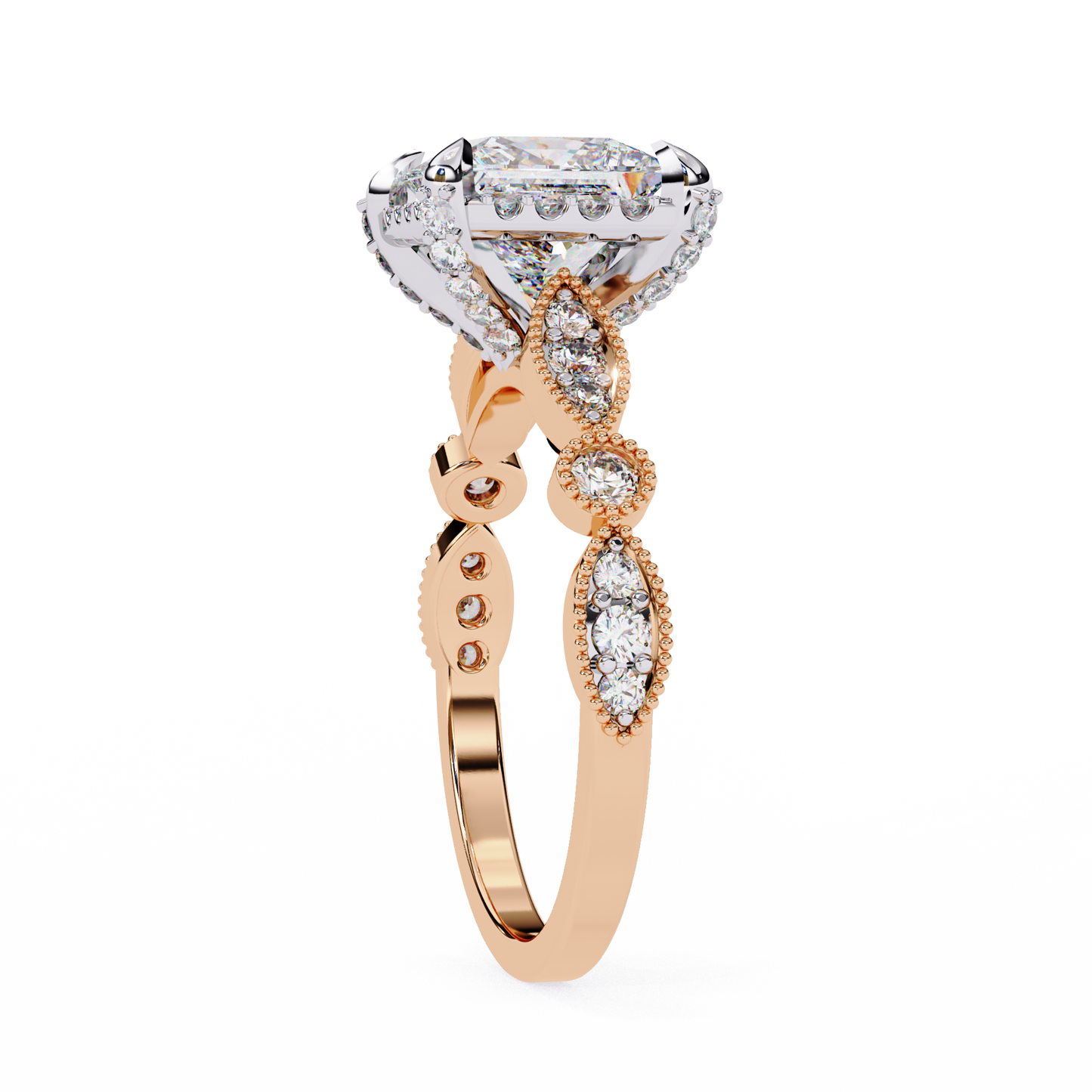 sovereign princess lab grown diamond ring