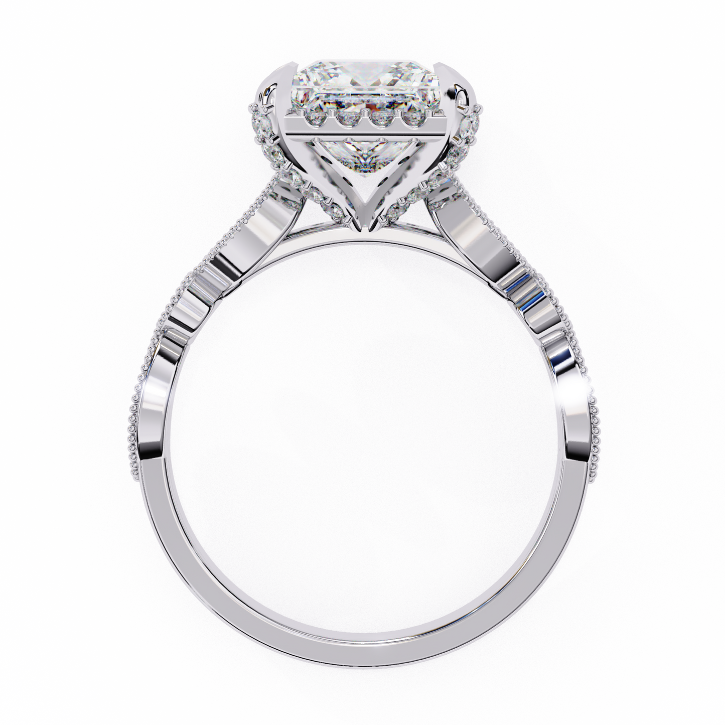 sovereign princess lab grown diamond ring
