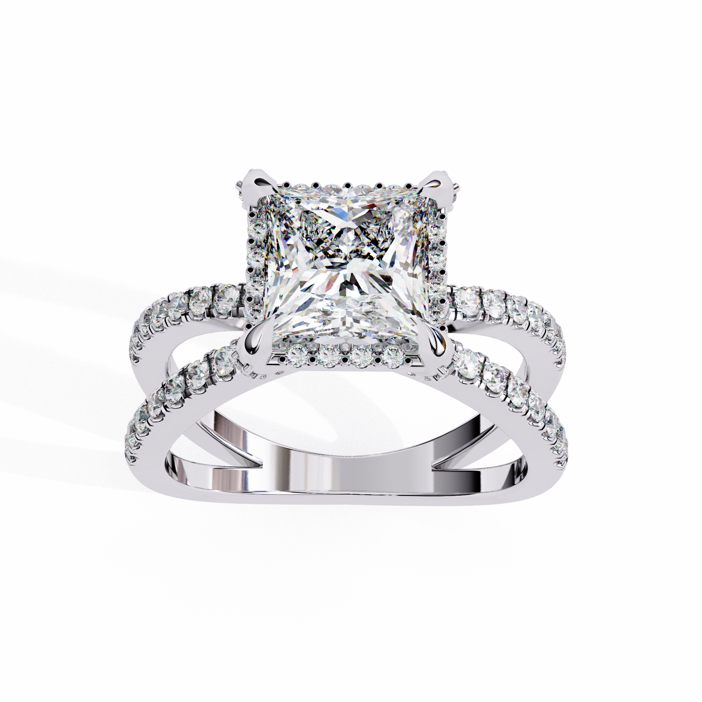 eternal princess lab grown diamond ring