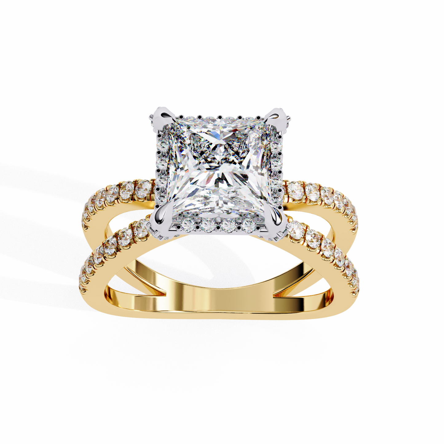 eternal princess lab grown diamond ring