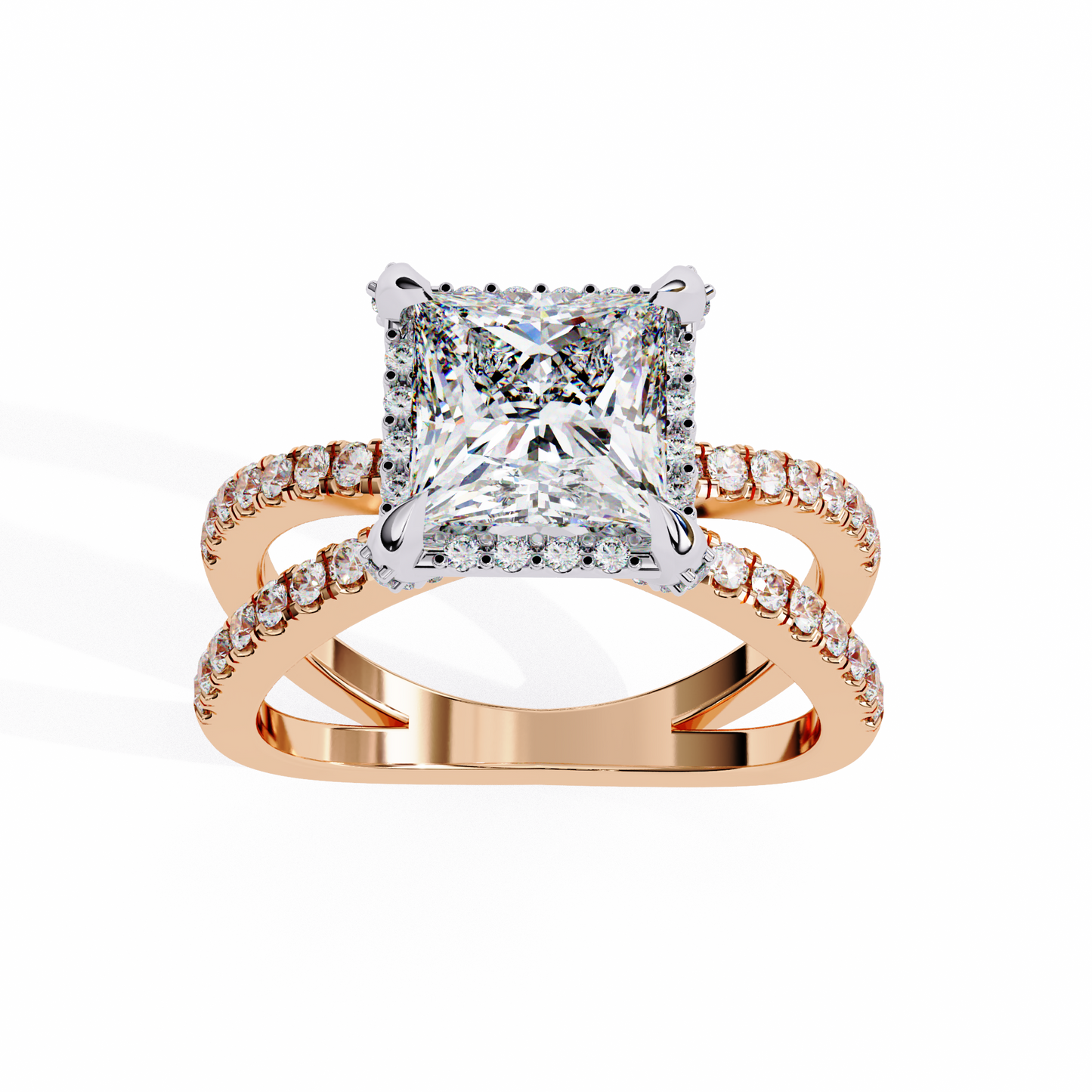 eternal princess lab grown diamond ring