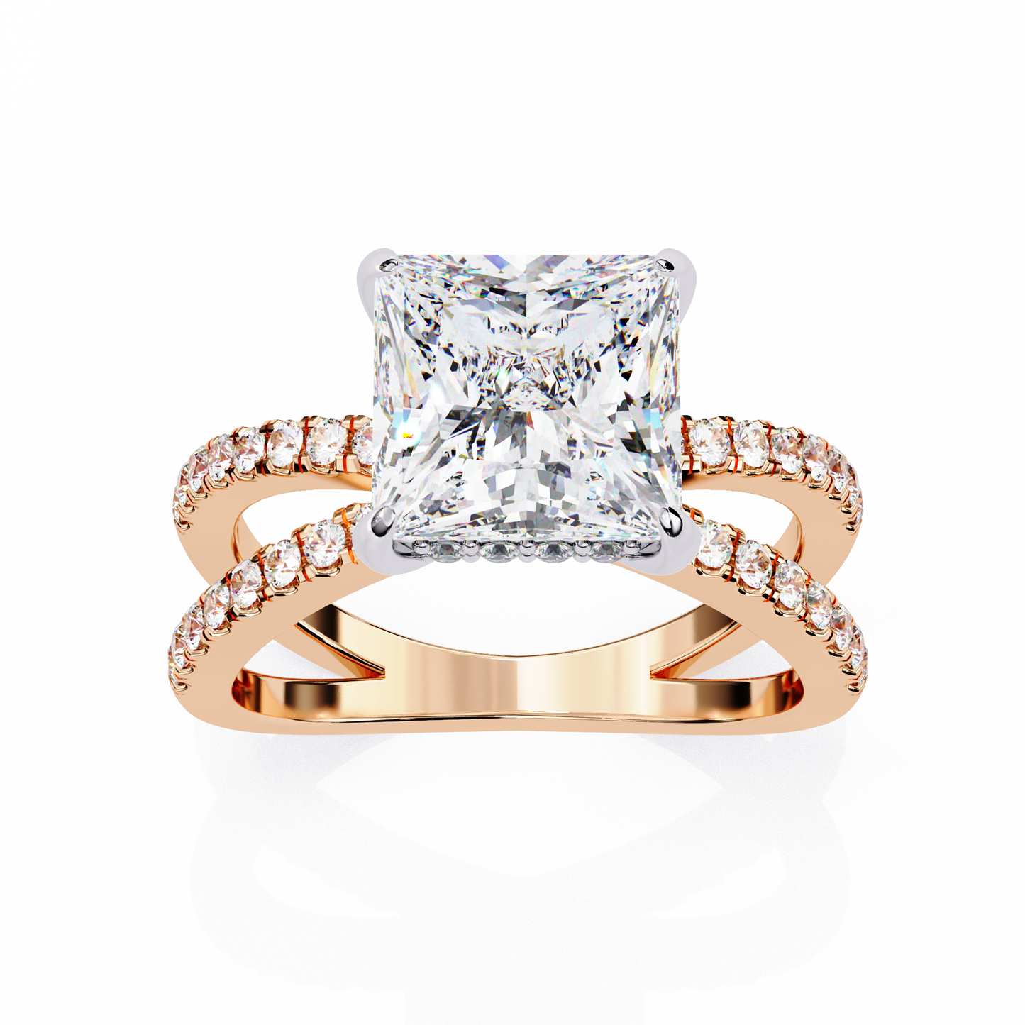 crown princess lab grown diamond ring