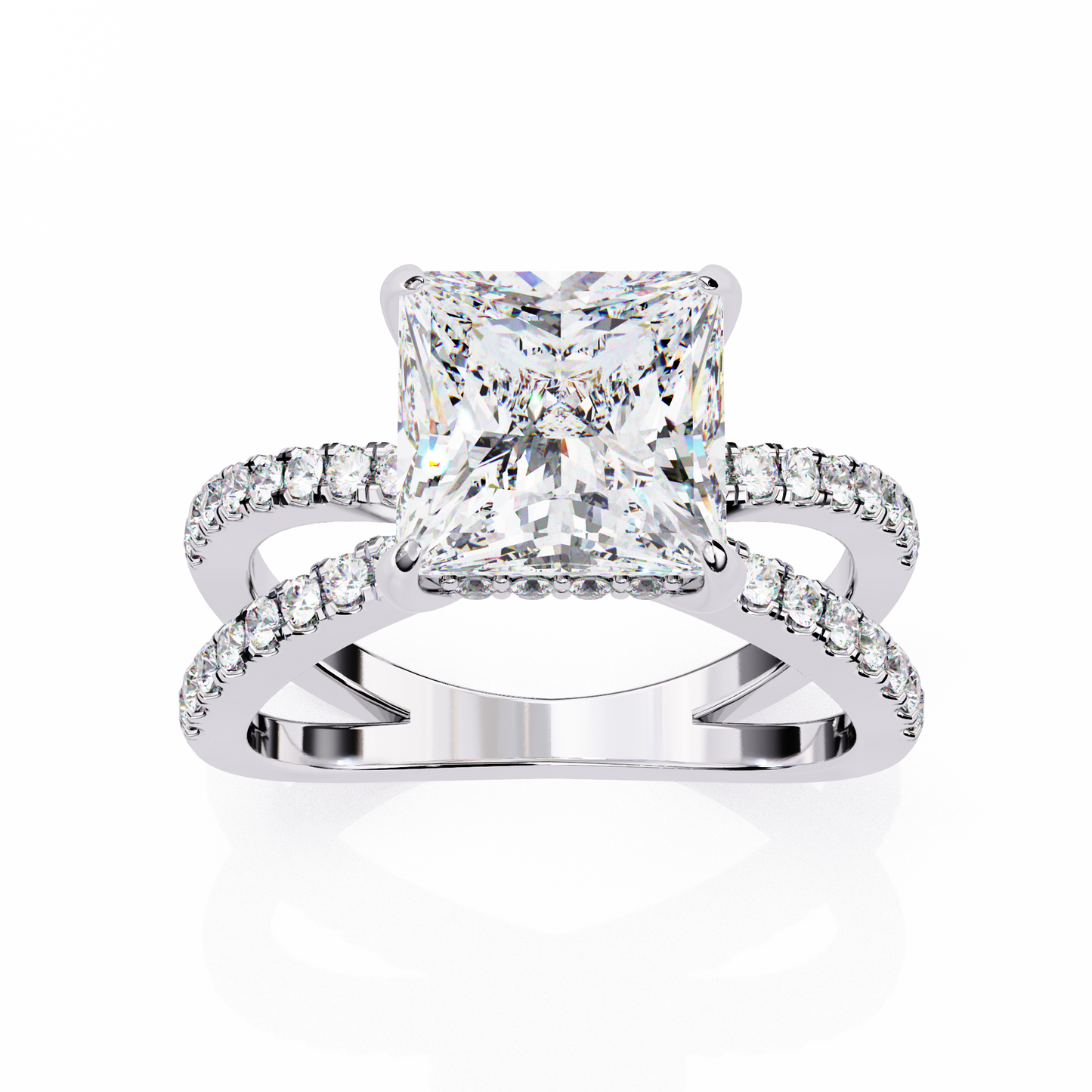 crown princess lab grown diamond ring
