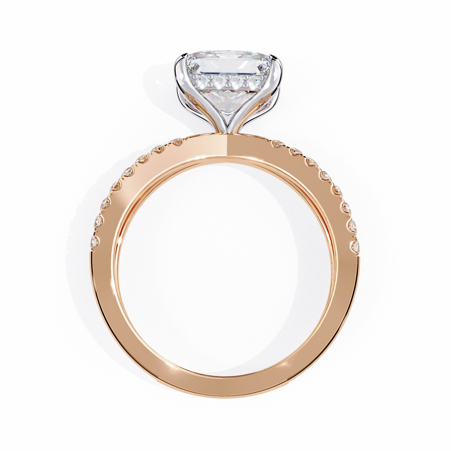 crown princess lab grown diamond ring