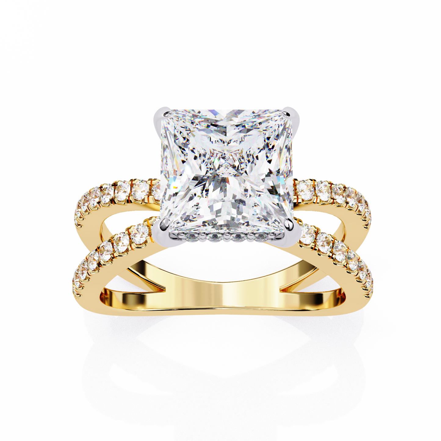 crown princess lab grown diamond ring
