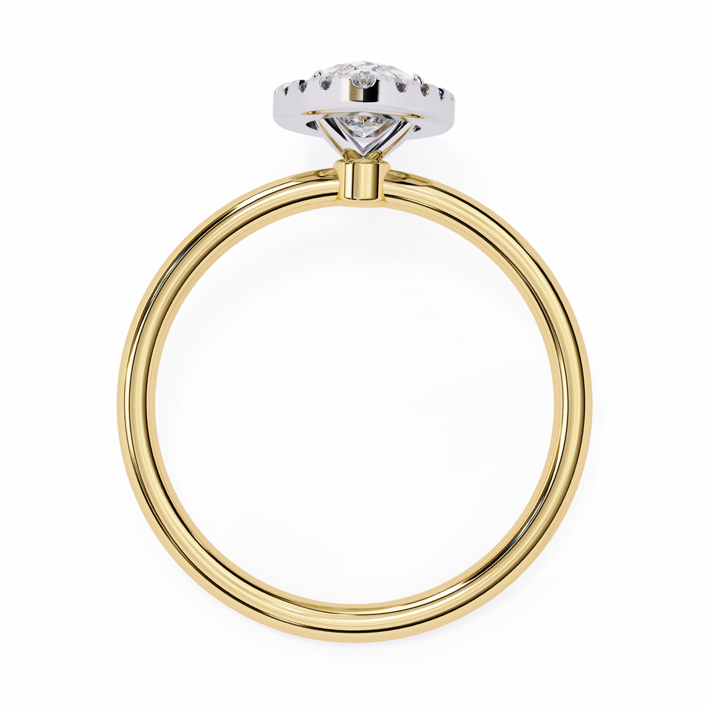 lumina marquise lab grown diamond halo ring