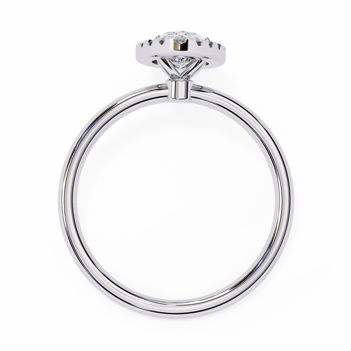 lumina marquise lab grown diamond halo ring