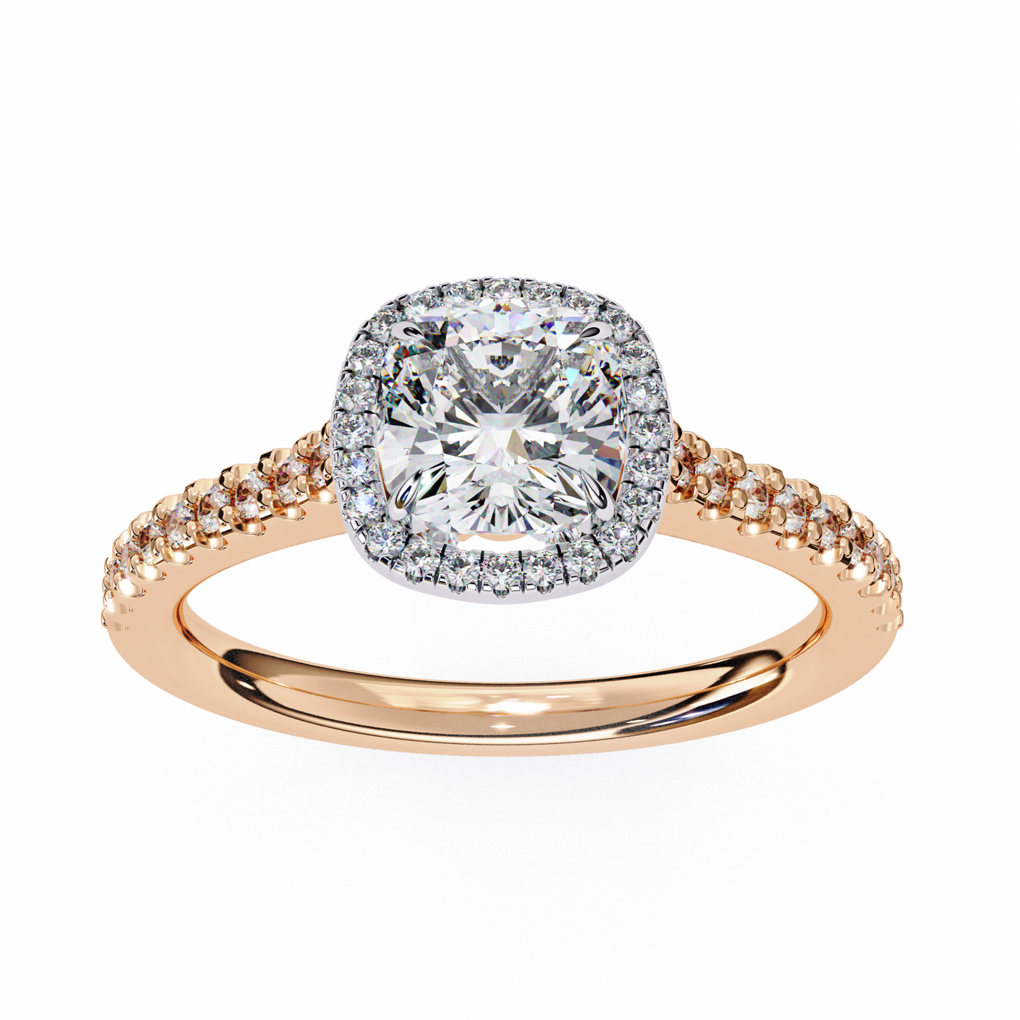 crown jewel lab grown diamond ring