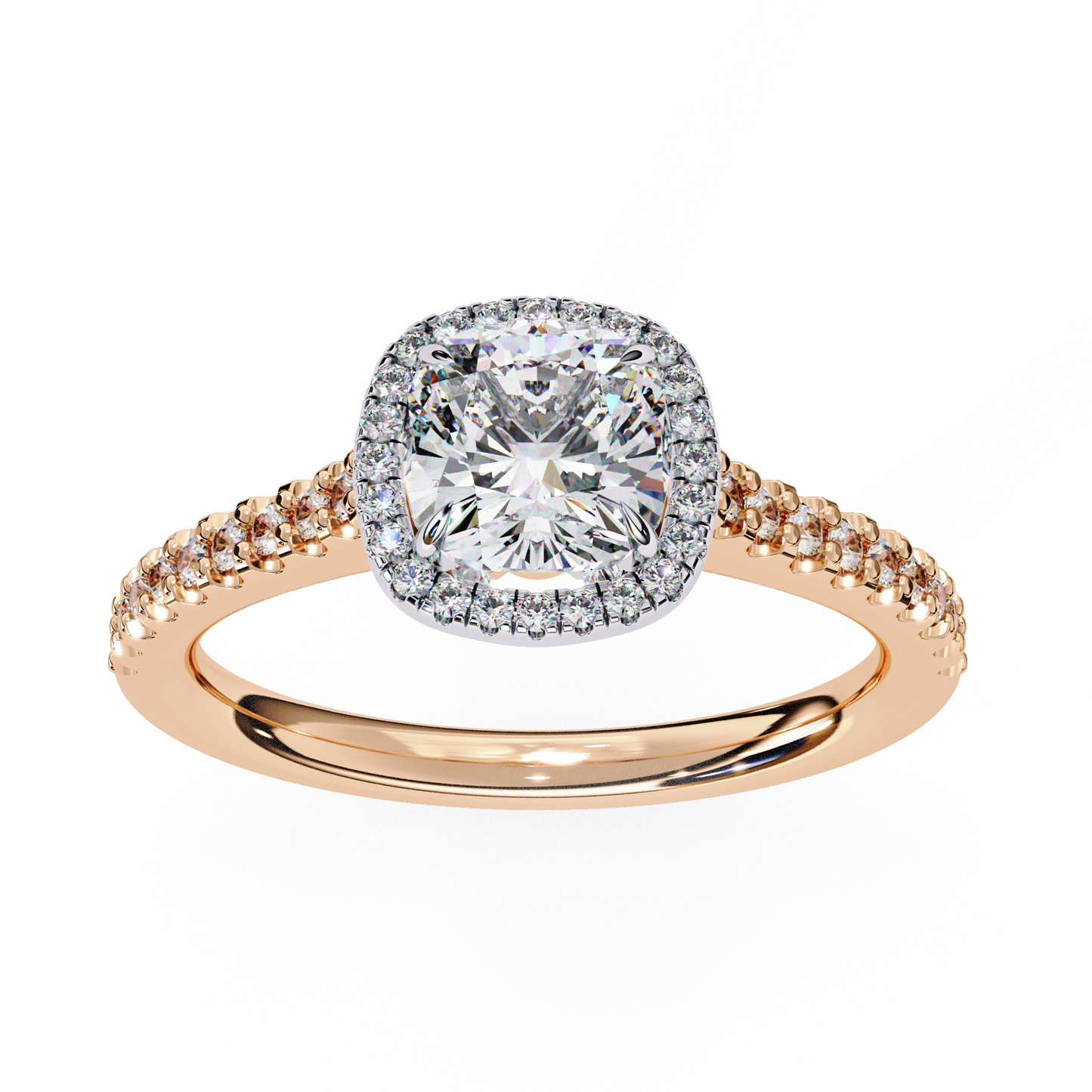 crown jewel lab grown diamond ring