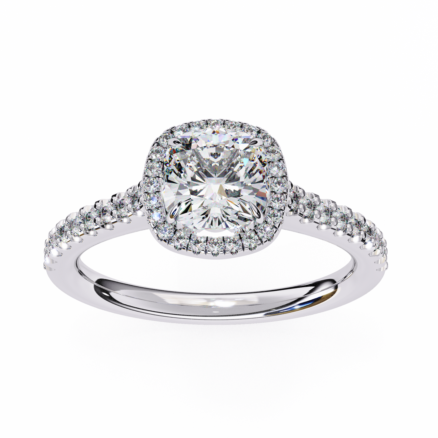 crown jewel lab grown diamond ring