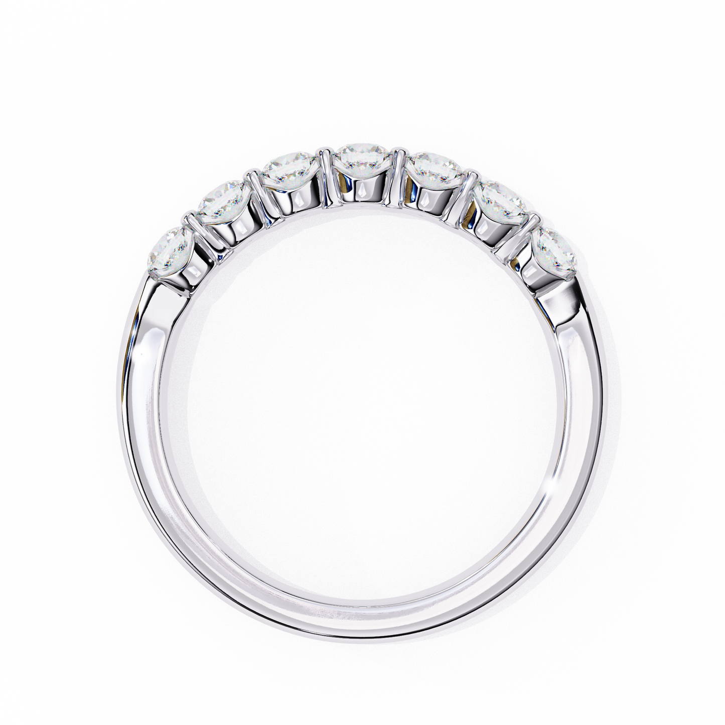 harmony seven lab grown diamond band