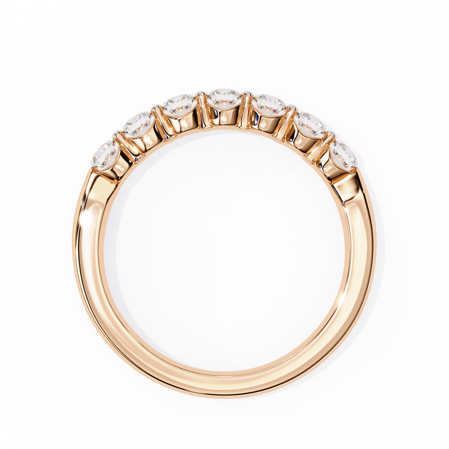 harmony seven lab grown diamond band