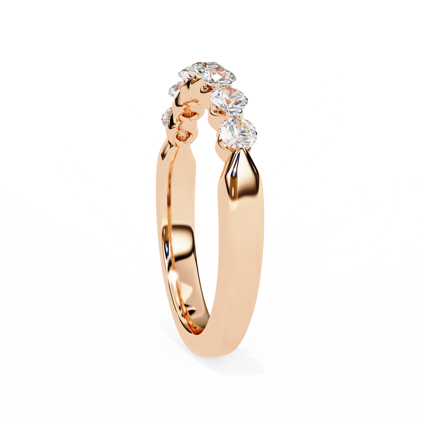 harmony seven lab grown diamond band