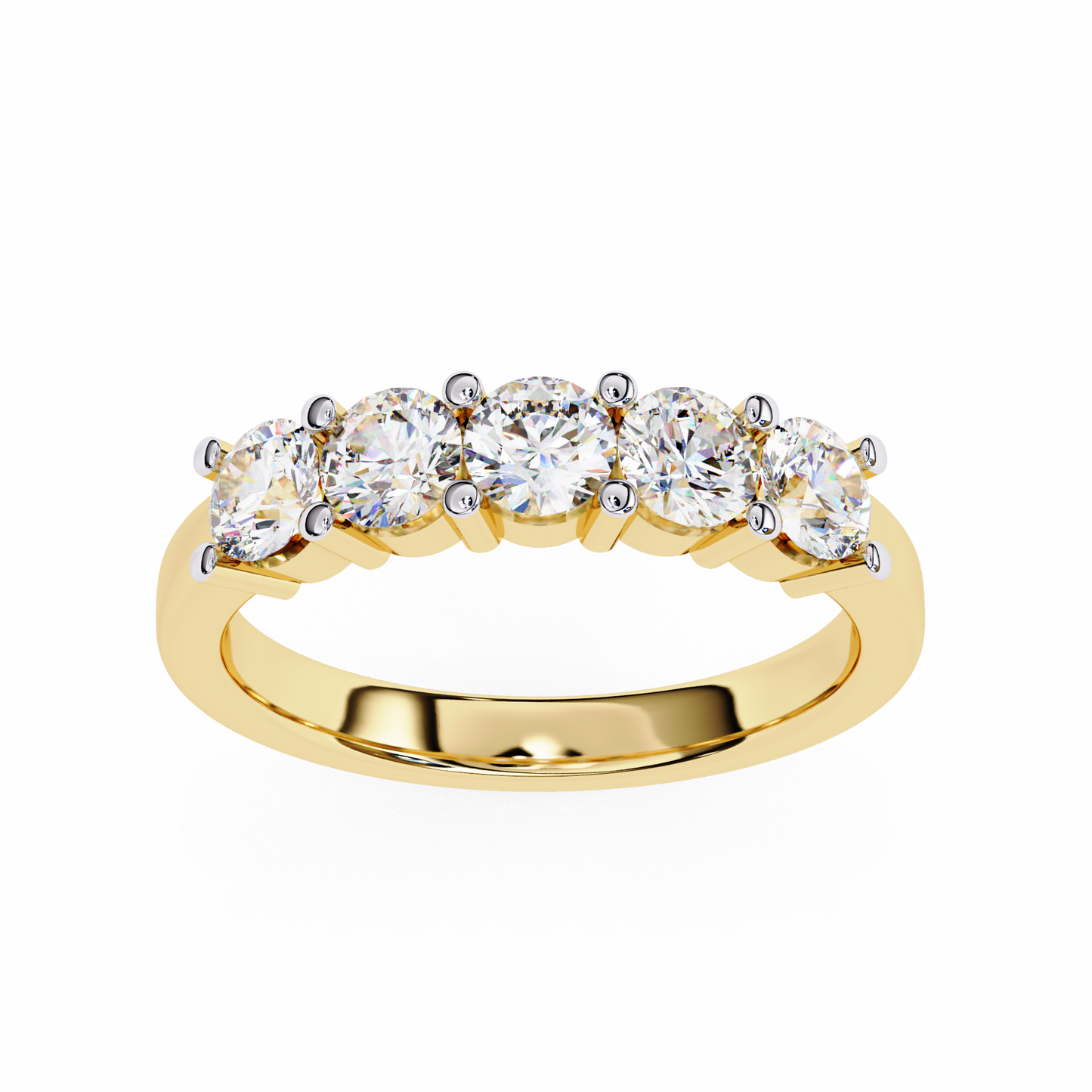 ophira quintet lab grown diamond band