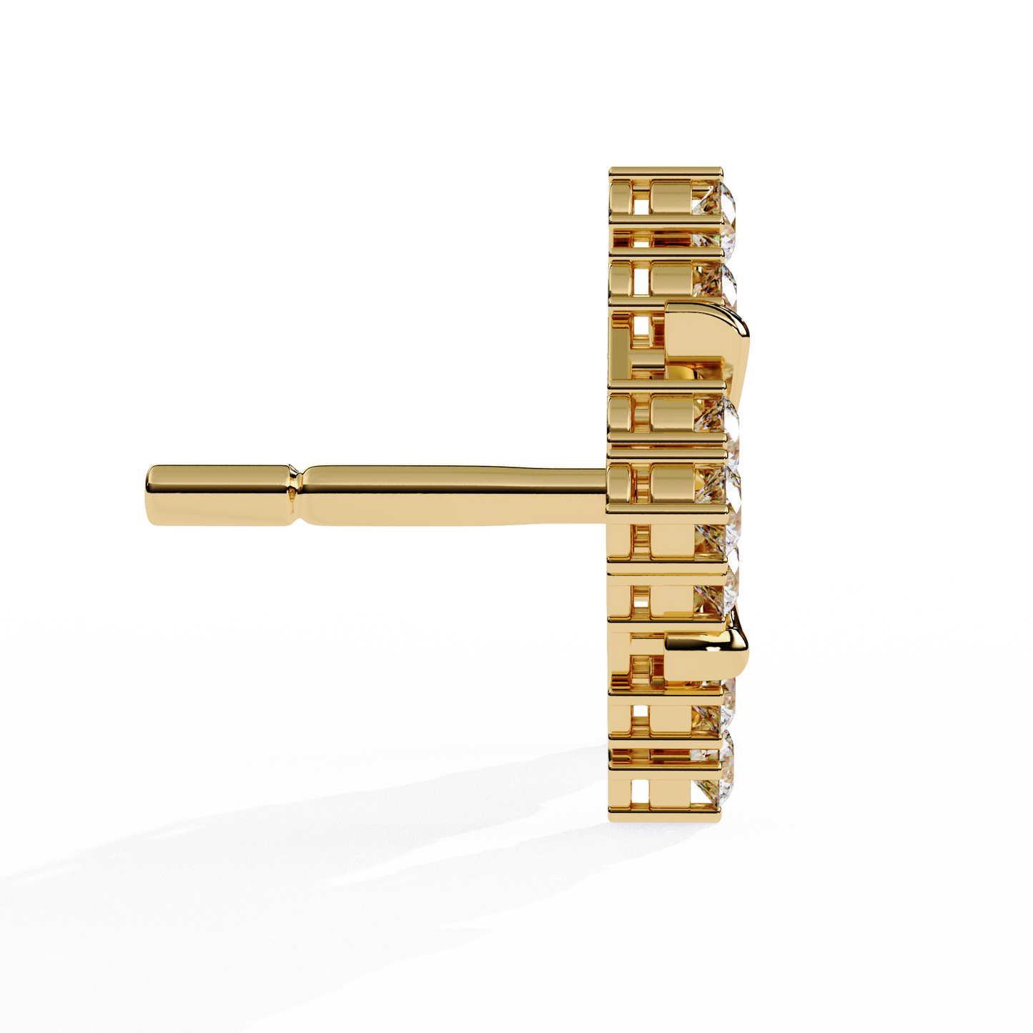 quilted radiance cluster lab grown diamond studs