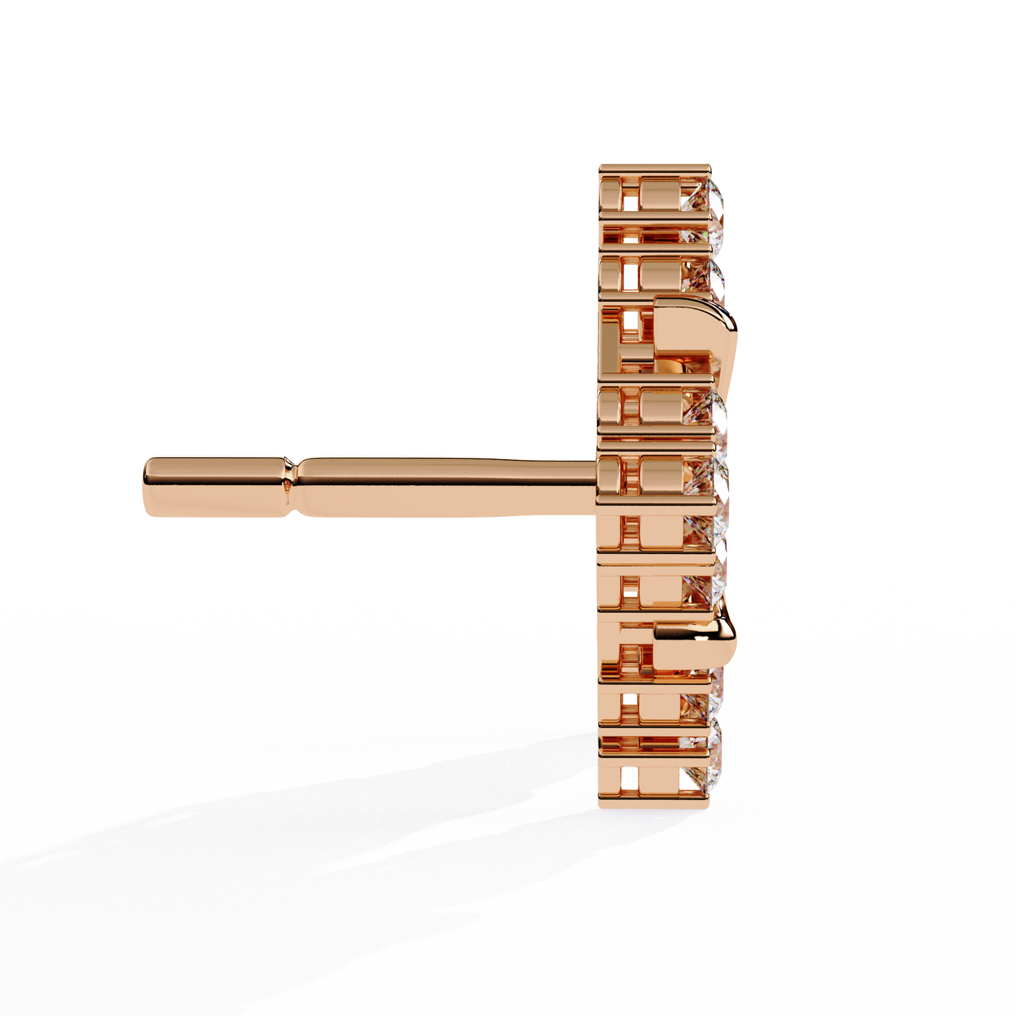 quilted radiance cluster lab grown diamond studs