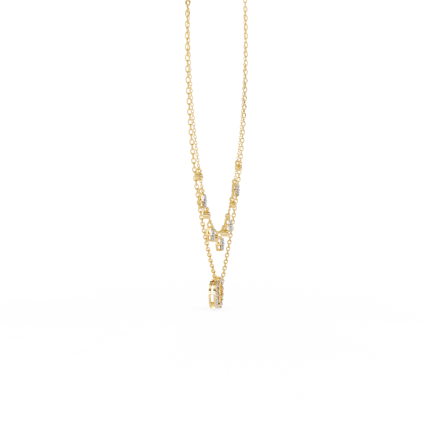 eclipse harmony celestial lab grown diamond necklace
