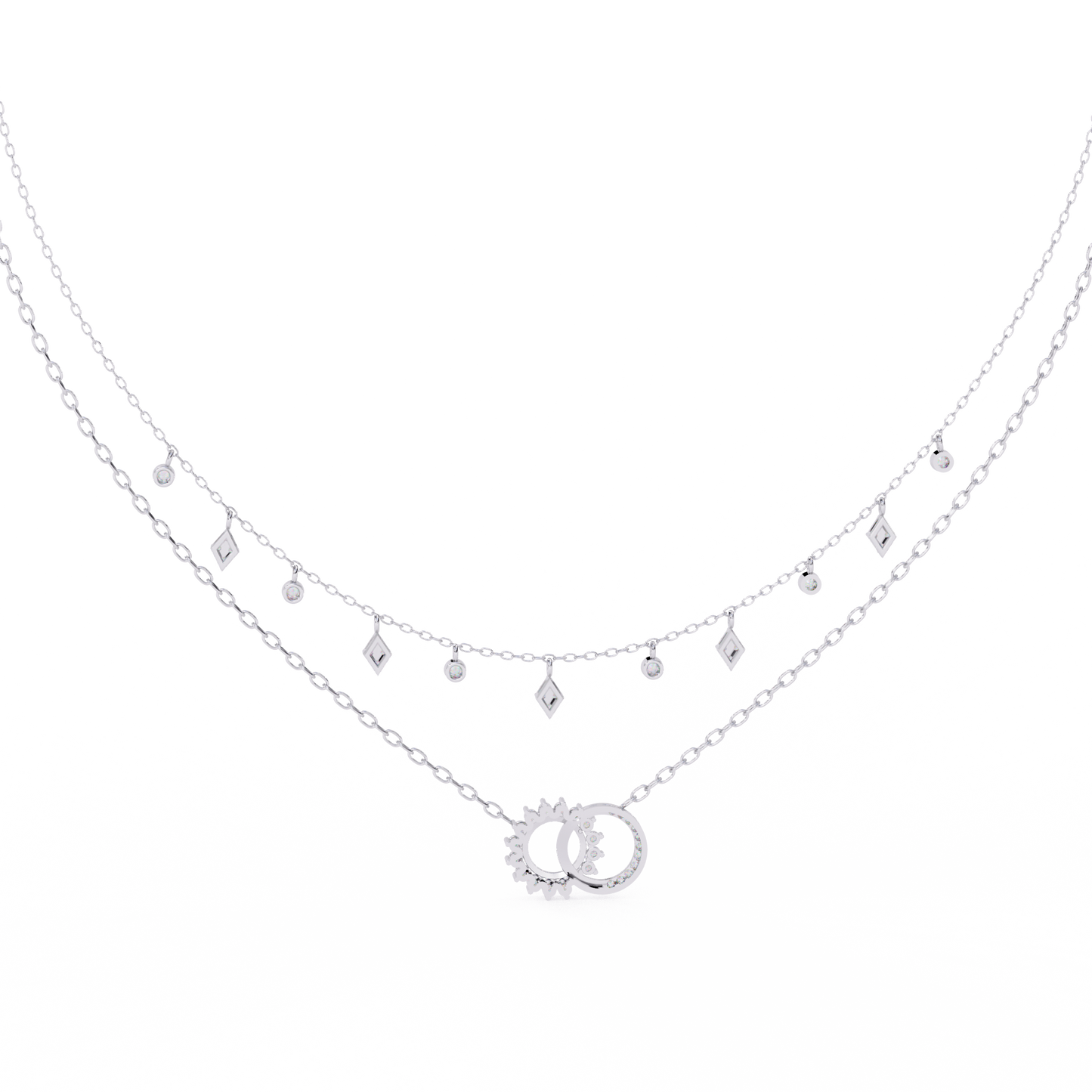eclipse harmony celestial lab grown diamond necklace