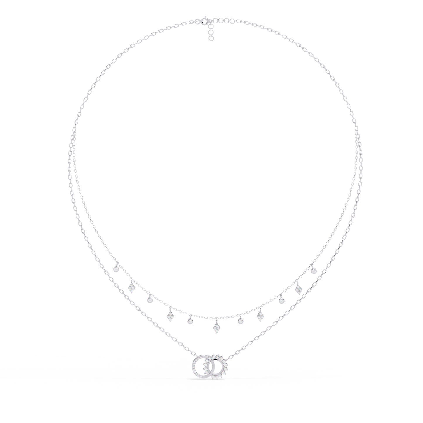 eclipse harmony celestial lab grown diamond necklace