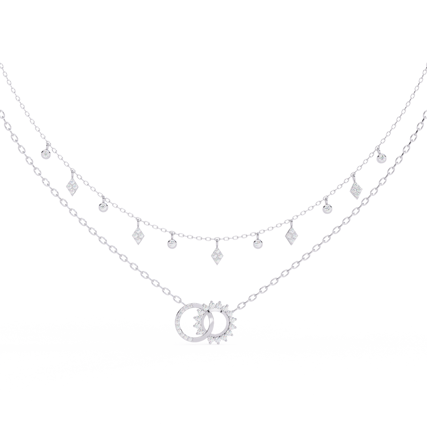 eclipse harmony celestial lab grown diamond necklace