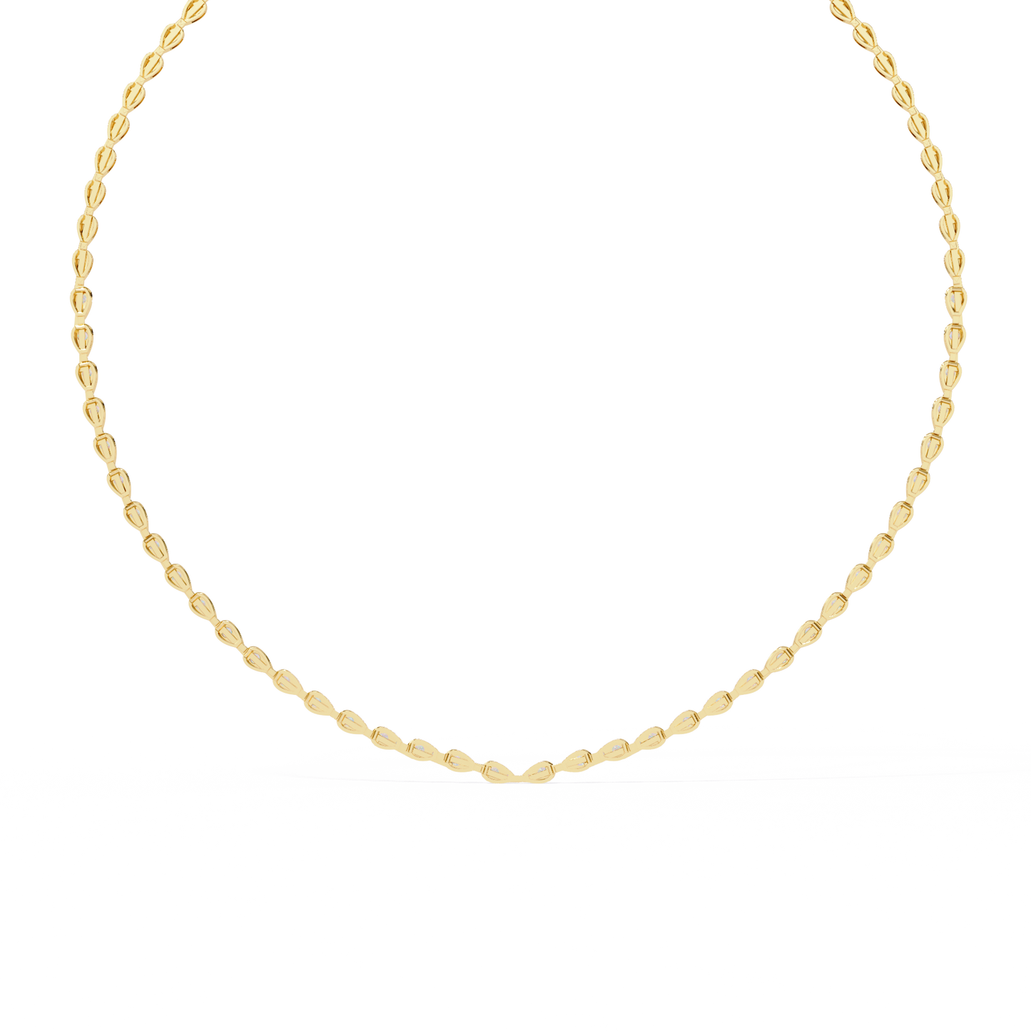 twista tennis lab grown diamond necklace
