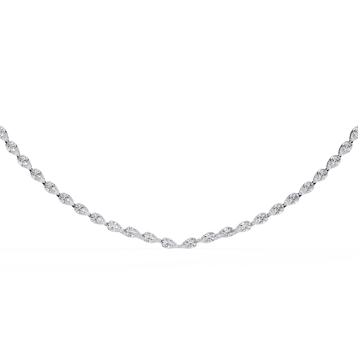 twista tennis lab grown diamond necklace