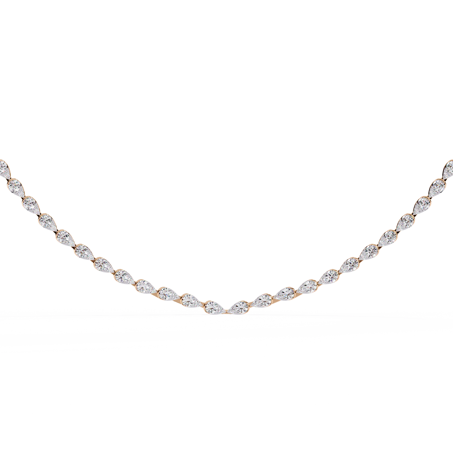 twista tennis lab grown diamond necklace