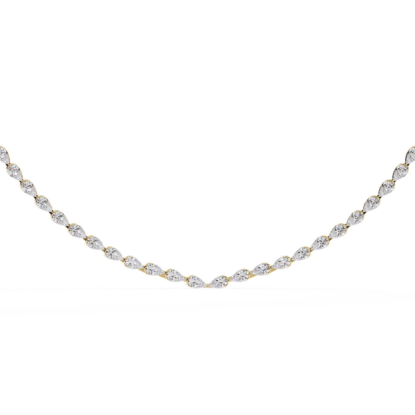 twista tennis lab grown diamond necklace