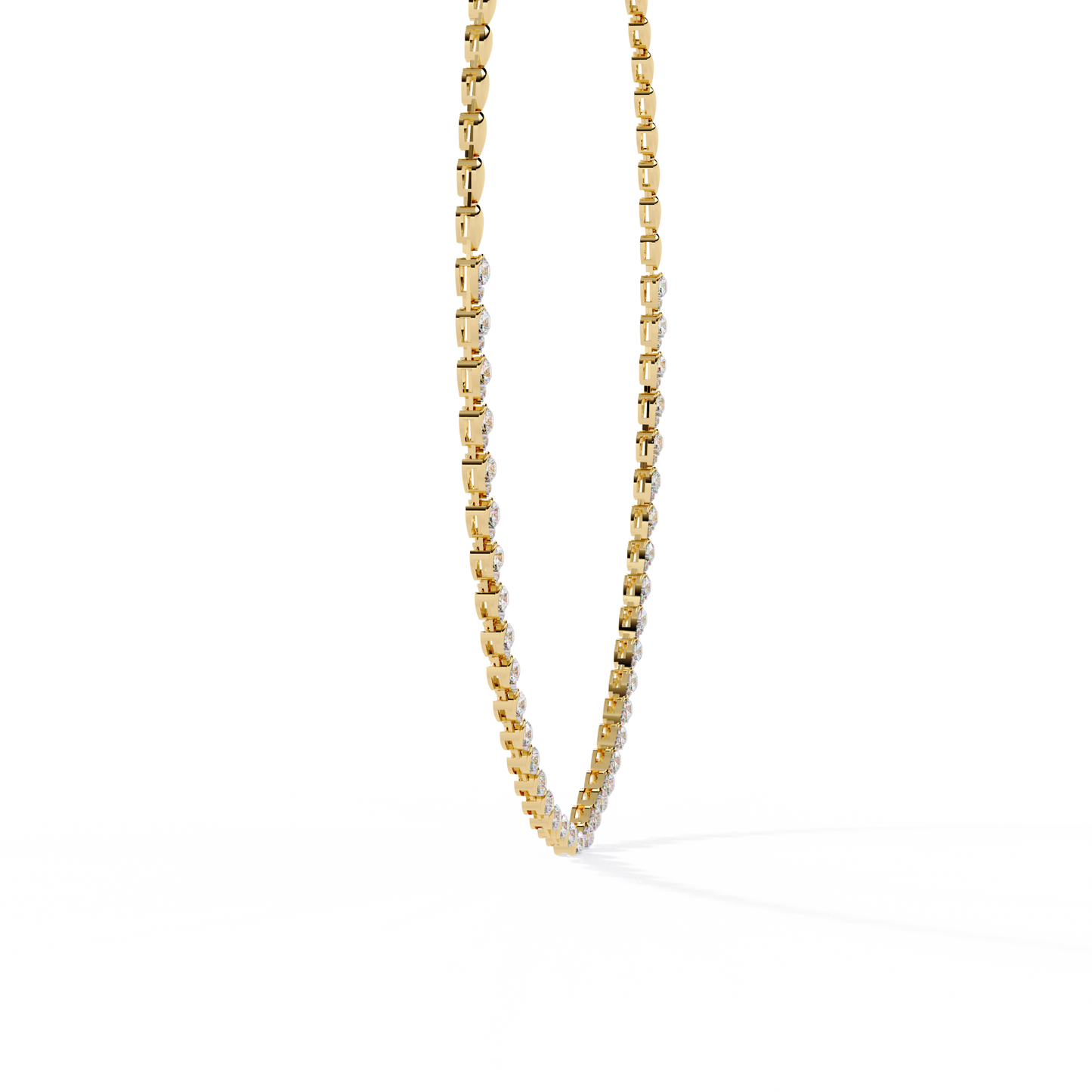 twista tennis lab grown diamond necklace