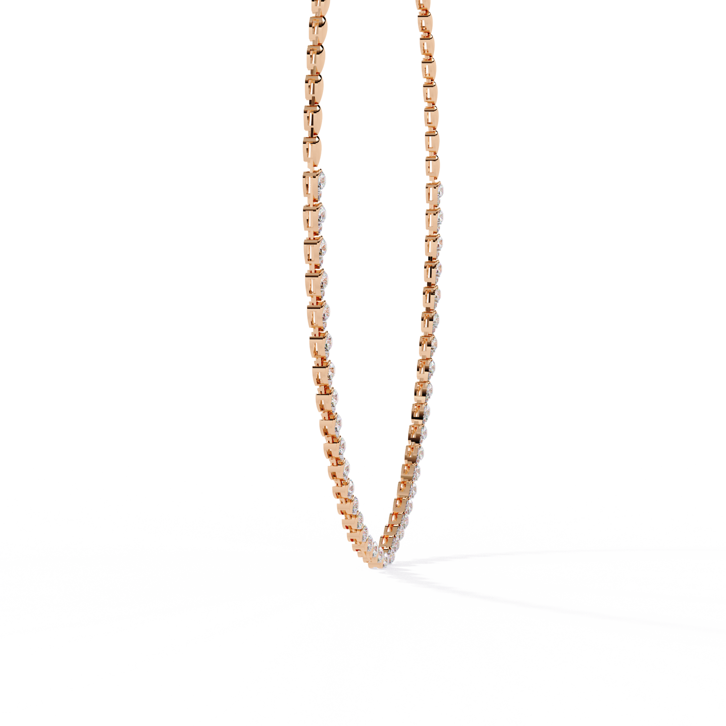 twista tennis lab grown diamond necklace